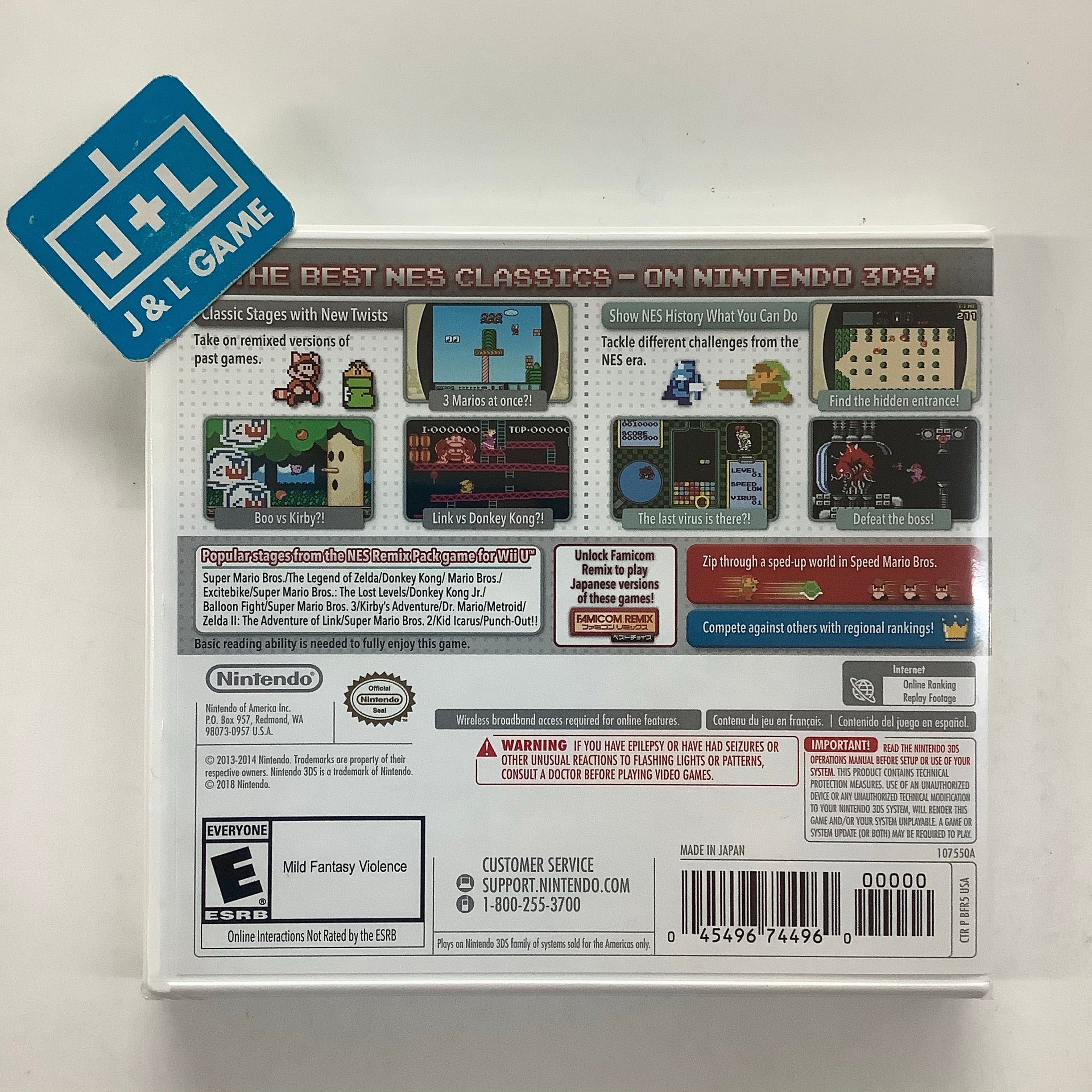 Ultimate NES Remix (Nintendo Selects) - Nintendo 3DS Video Games Nintendo   