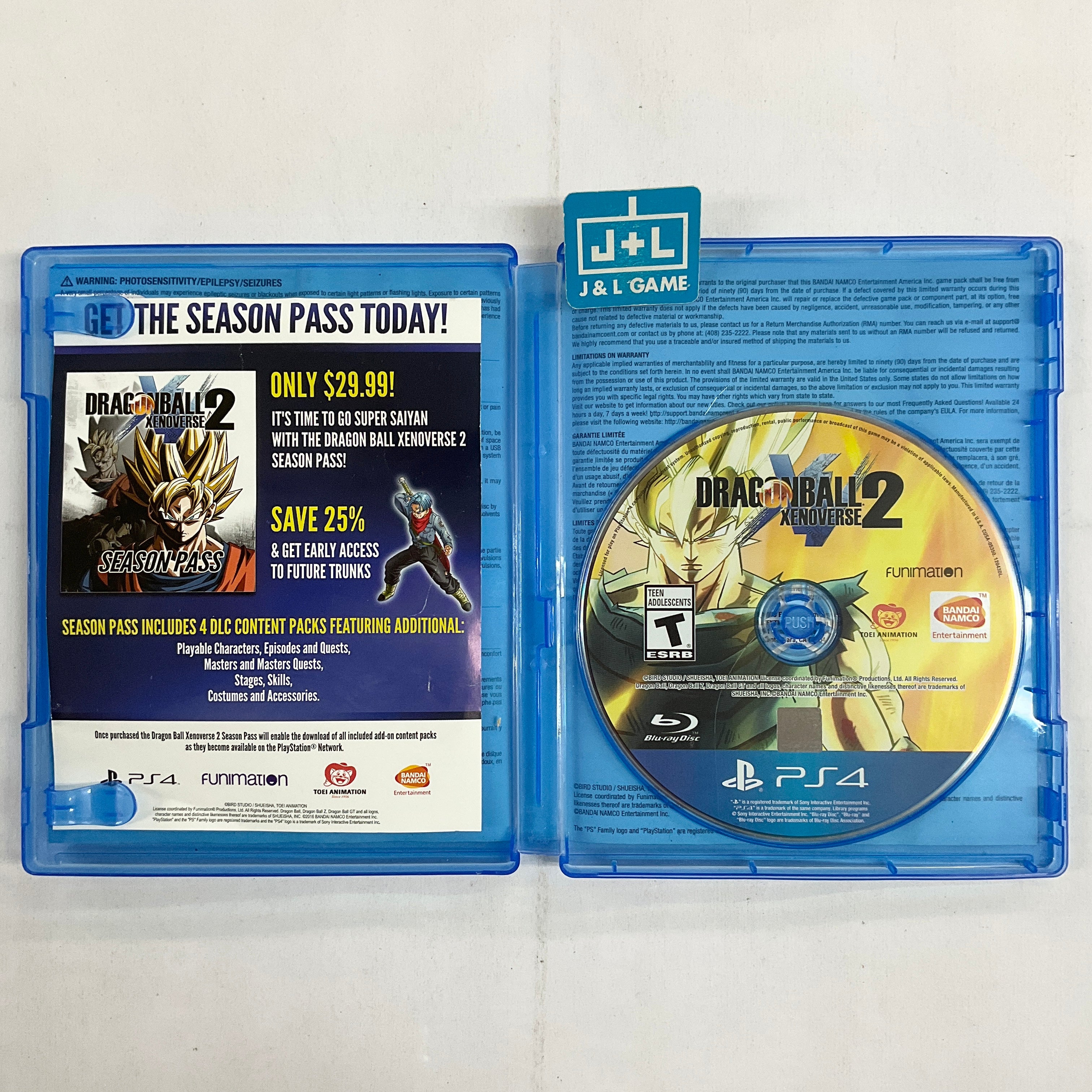 Dragon Ball: Xenoverse 2 (Day One Edition) - (PS4) PlayStation 4 [Pre-Owned] Video Games BANDAI NAMCO Entertainment   