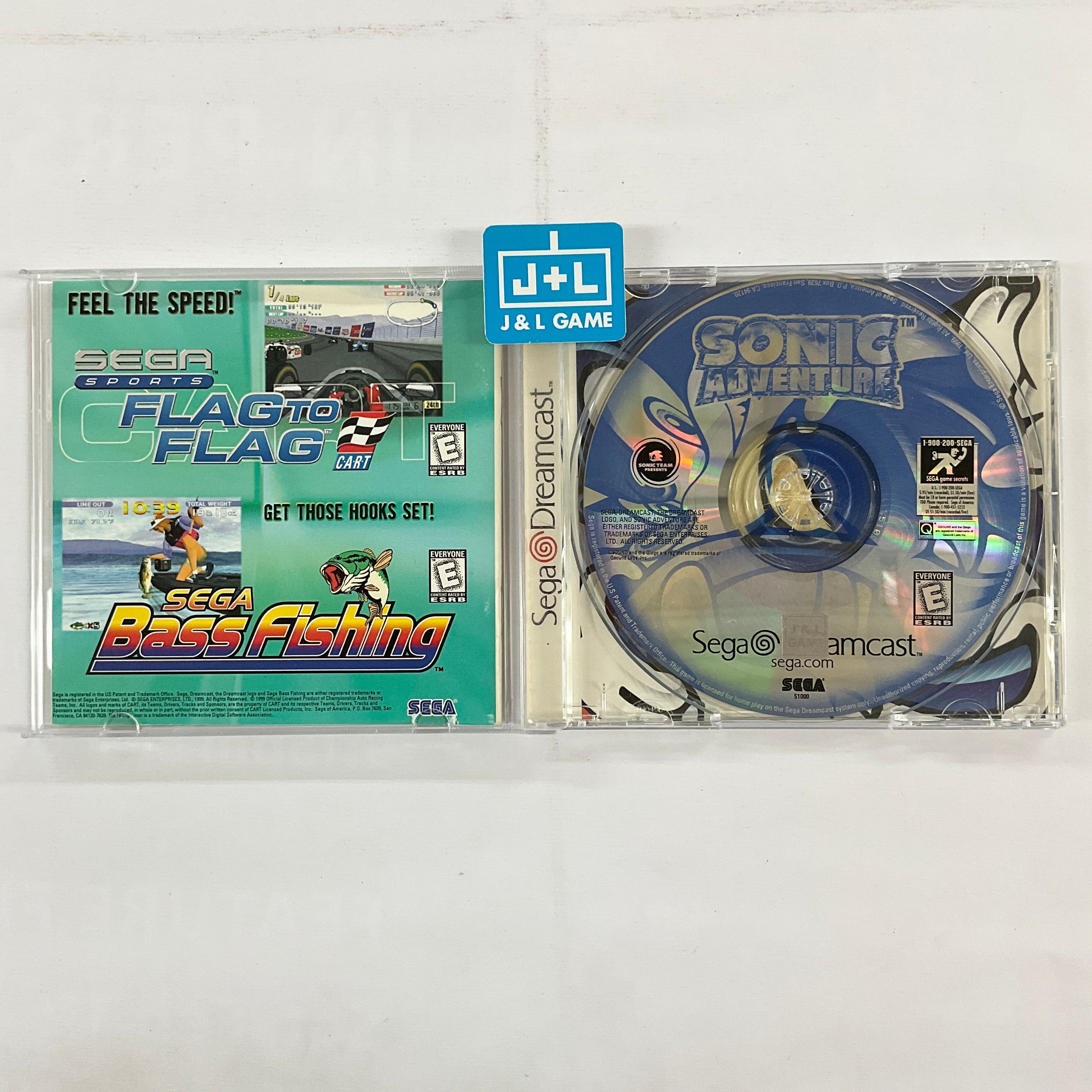 Sonic Adventure - (DC) SEGA Dreamcast  [Pre-Owned] Video Games Sega   