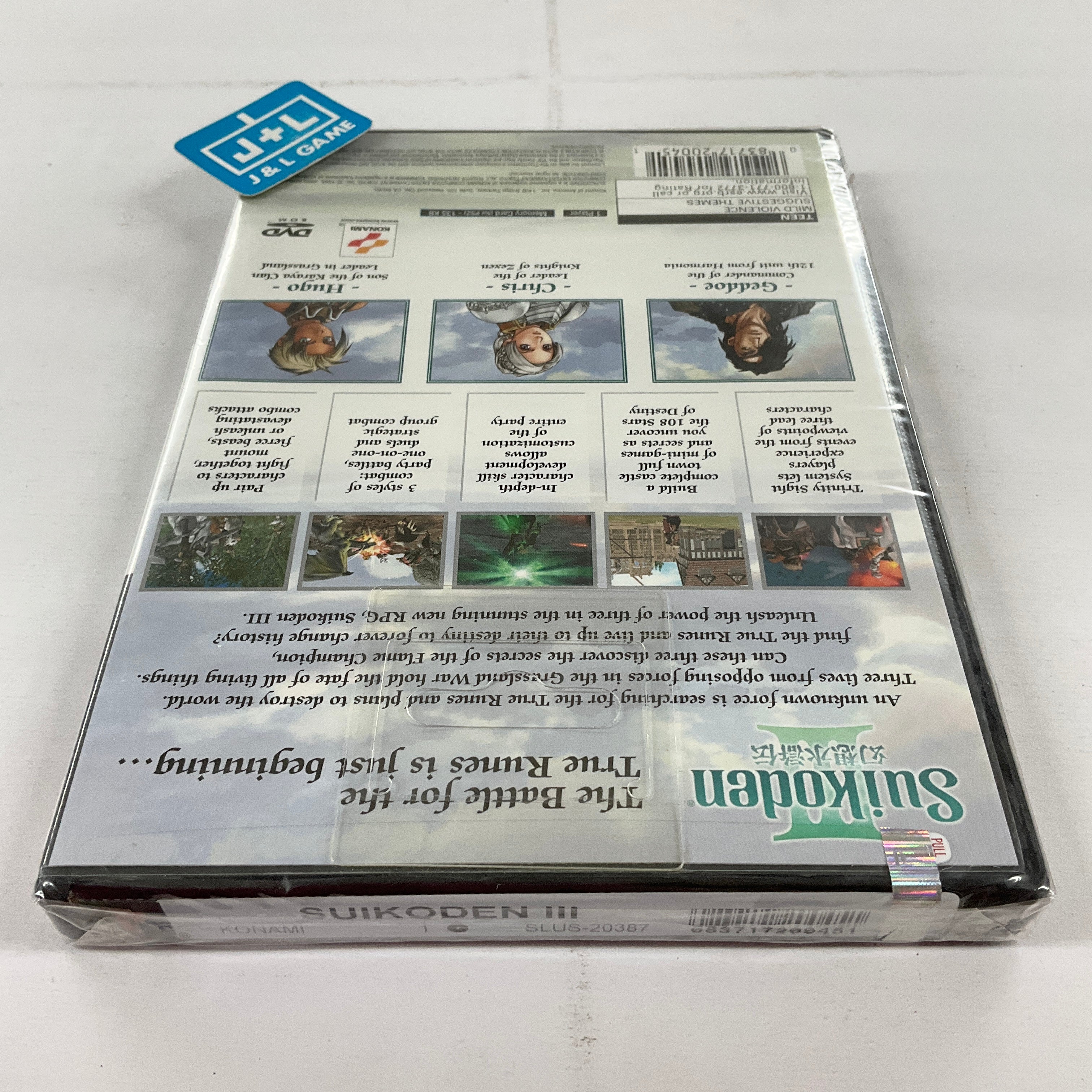 Suikoden III - (PS2) PlayStation 2 Video Games Konami   