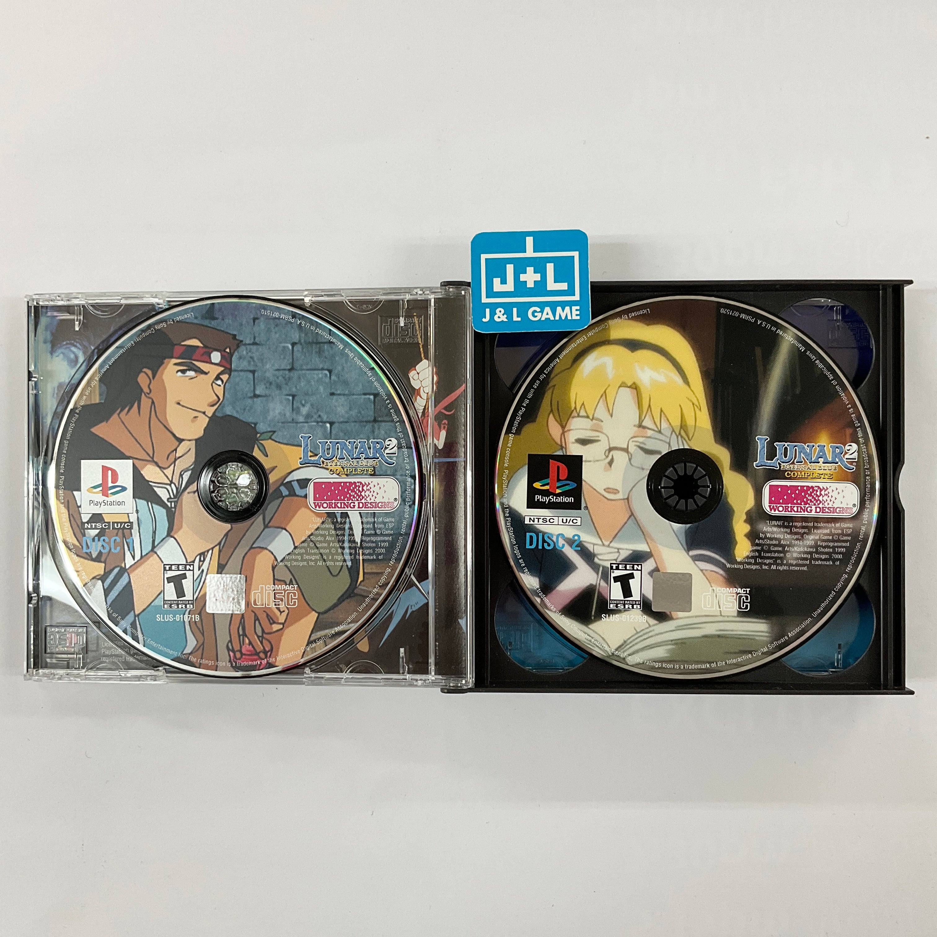 Lunar 2: Eternal Blue Complete - (PS1) PlayStation 1 [Pre-Owned] Video Games Working Designs   