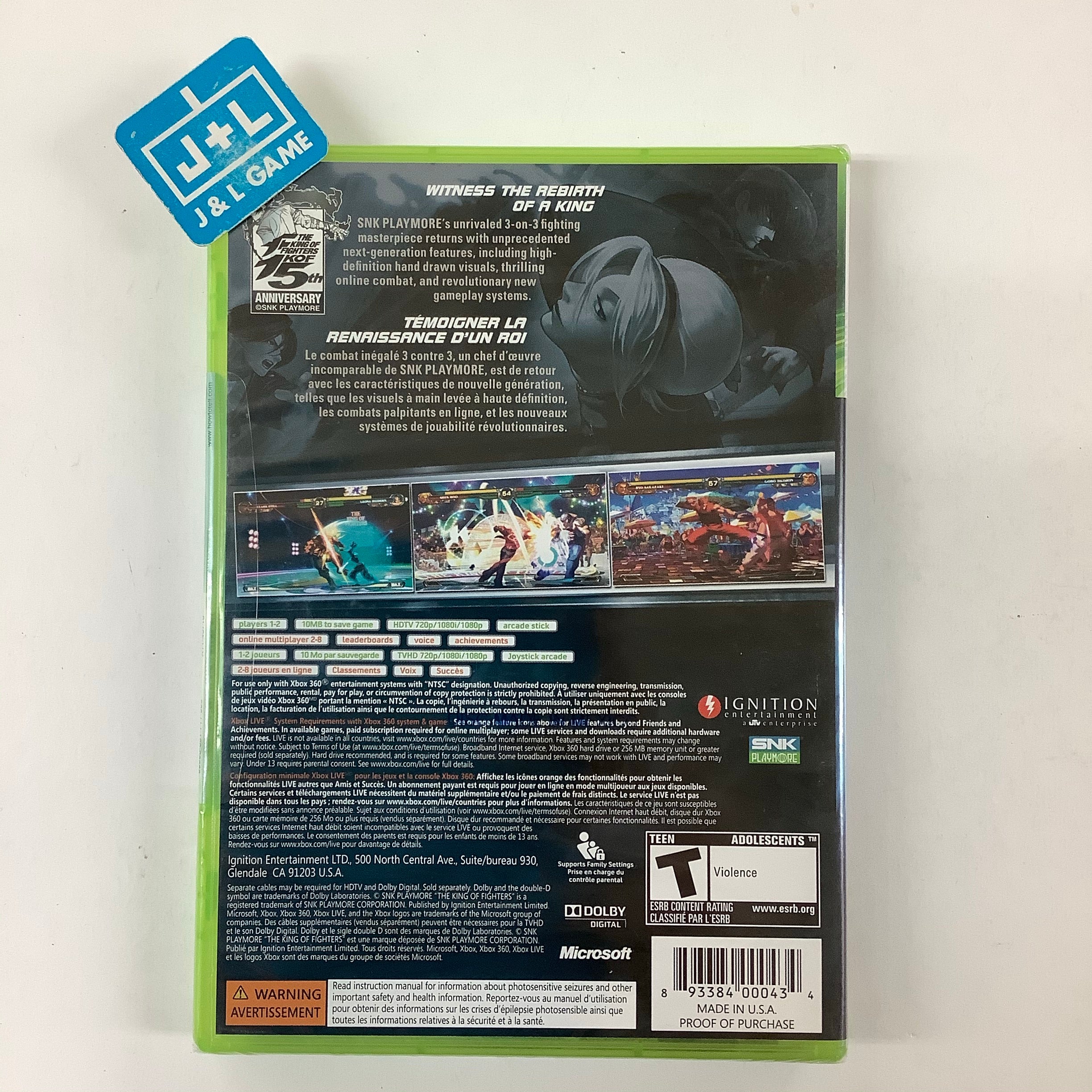 The King of Fighters XII - Xbox 360 Video Games Ignition Entertainment   