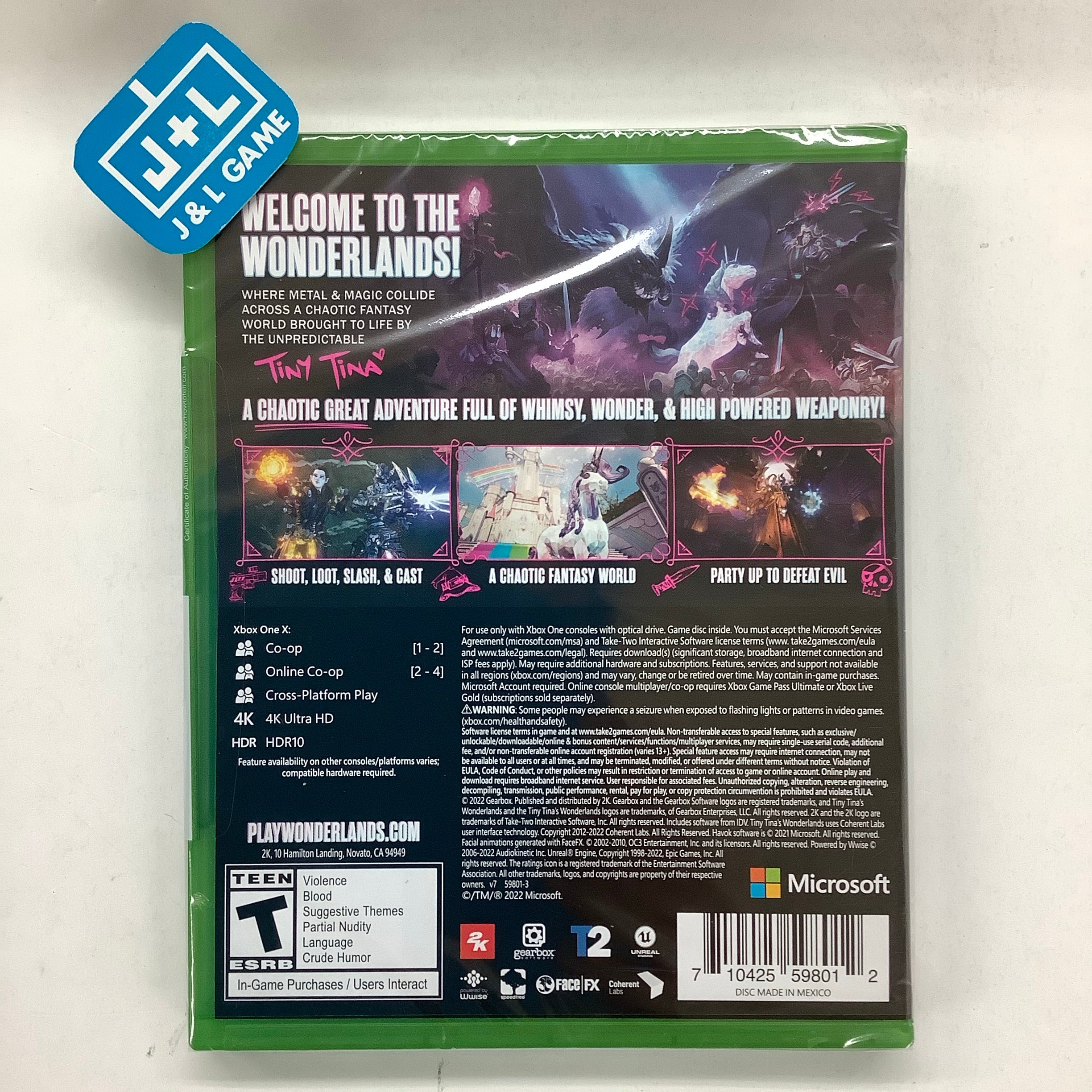 Tiny Tina's Wonderlands - (XB1) Xbox One Video Games 2K Games   