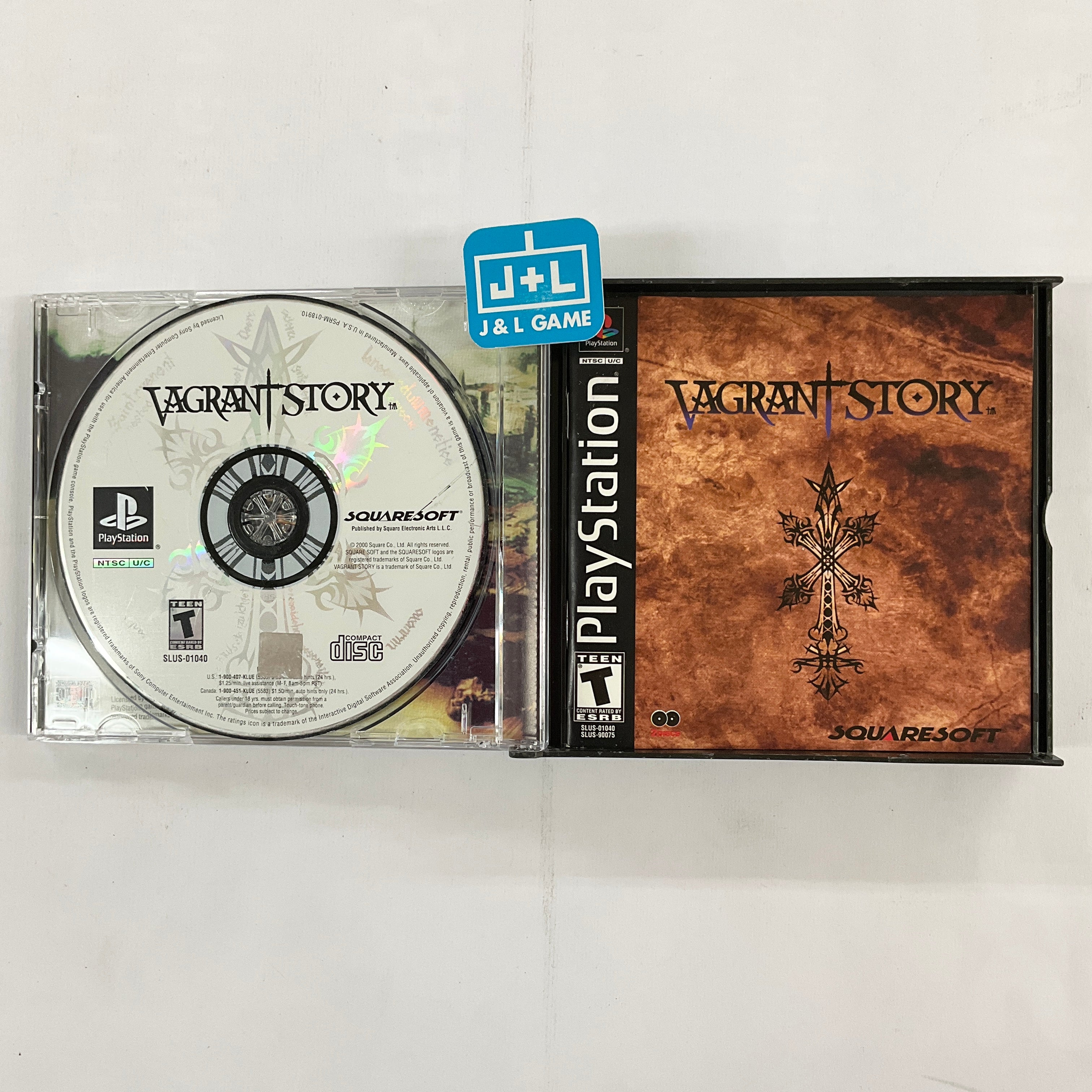 Vagrant Story - (PS1) PlayStation 1 [Pre-Owned] Video Games Square EA   