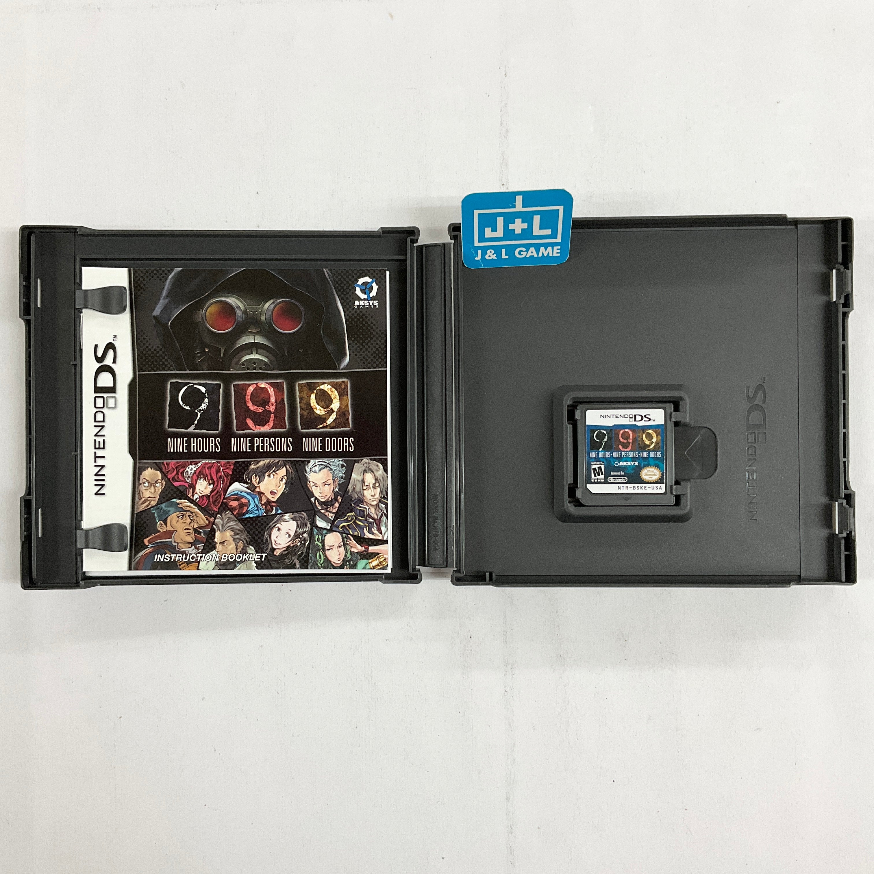 Zero Escape: Nine Hours, Nine Persons, Nine Doors - (NDS) Nintendo DS [Pre-Owned] Video Games Aksys Games   