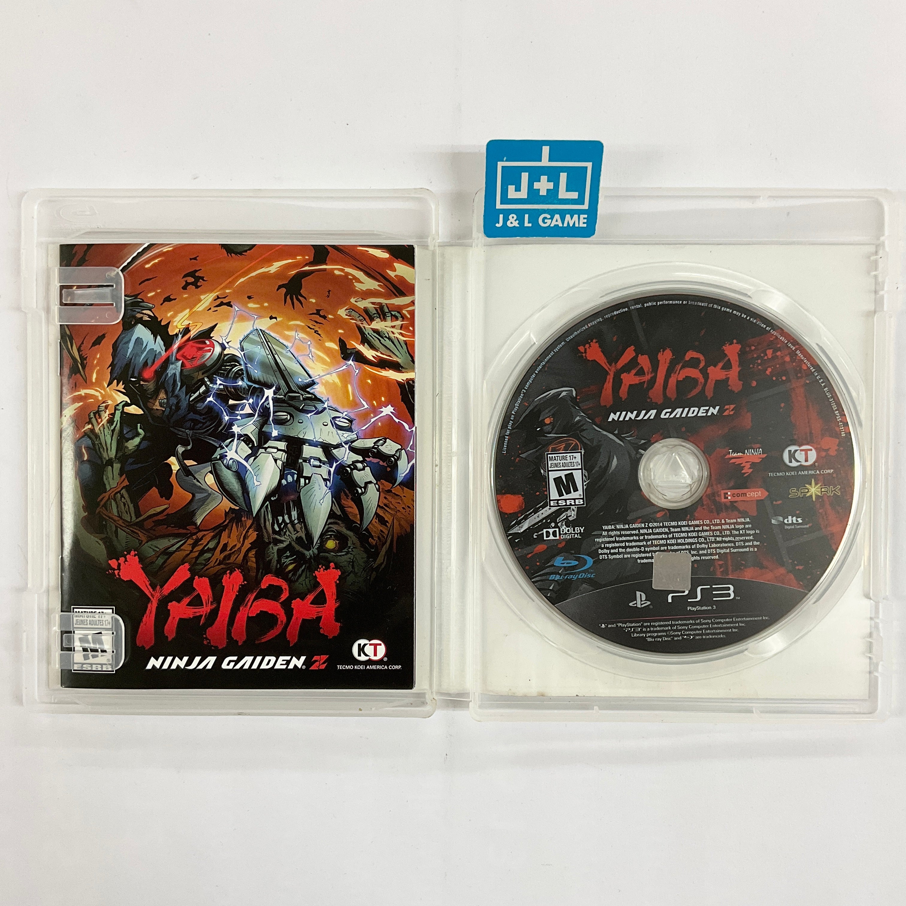 Yaiba: Ninja Gaiden Z - (PS3) Playstation 3 [Pre-Owned] Video Games Tecmo Koei   