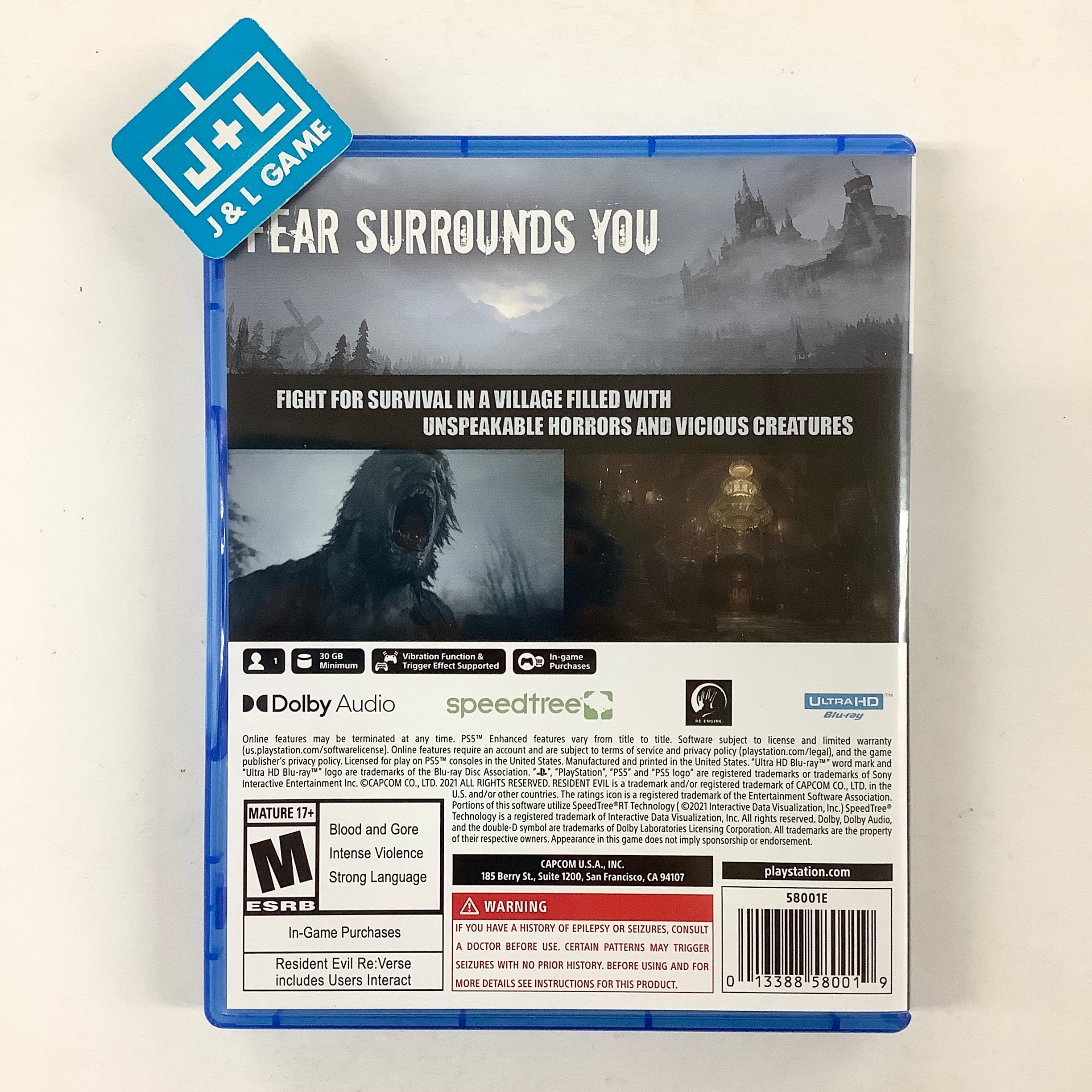Resident Evil Village - (PS5) PlayStation 5 [UNBOXING] Video Games Capcom   
