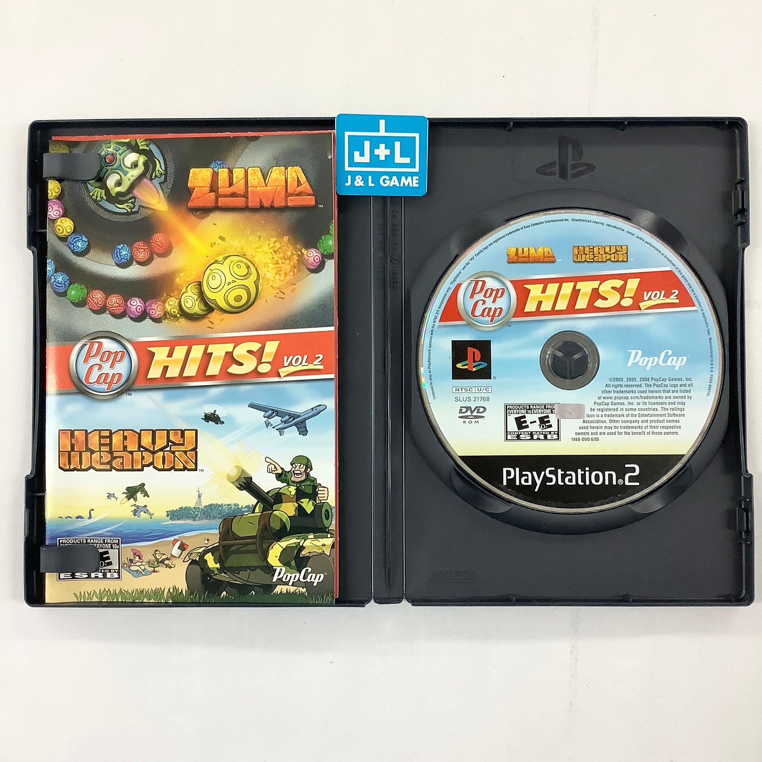 PopCap Hits! Vol 2 - (PS2) PlayStation 2 [Pre-Owned] Video Games PopCap   