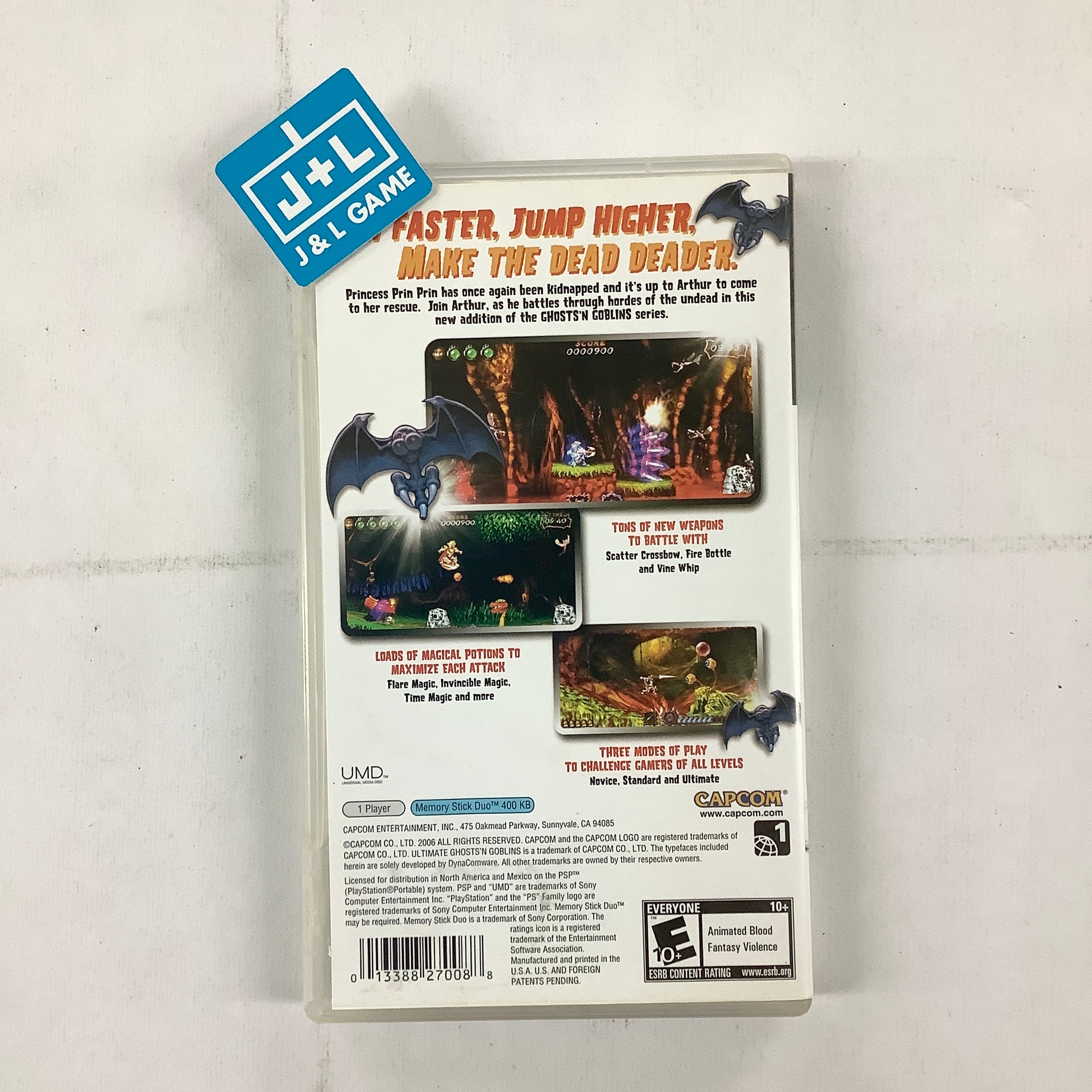 Ultimate Ghost 'N Goblins - Sony PSP [Pre-Owned] Video Games Capcom   