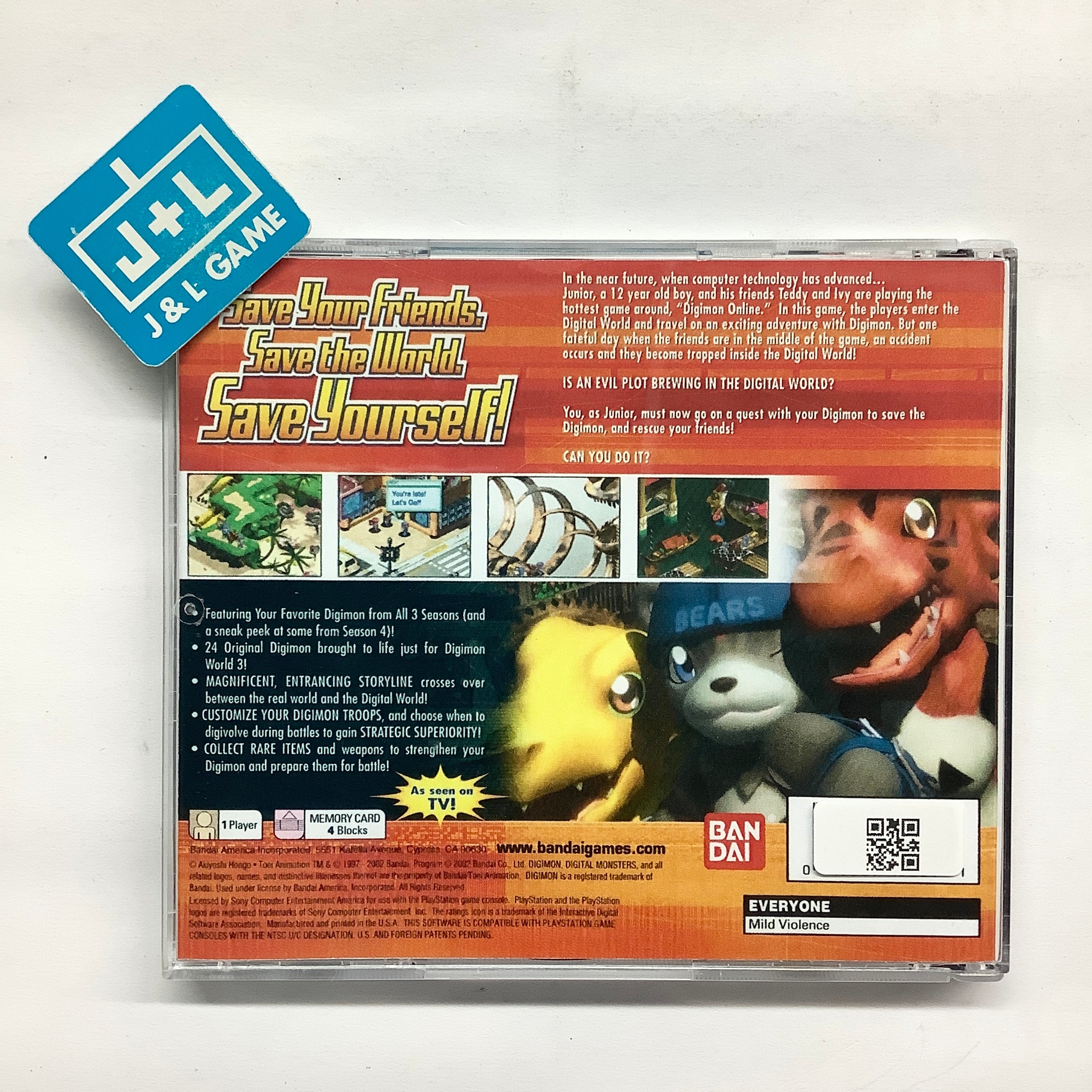 Digimon World 3 (Greatest Hits)  - (PS1) PlayStation 1 [Pre-Owned] Video Games Bandai   
