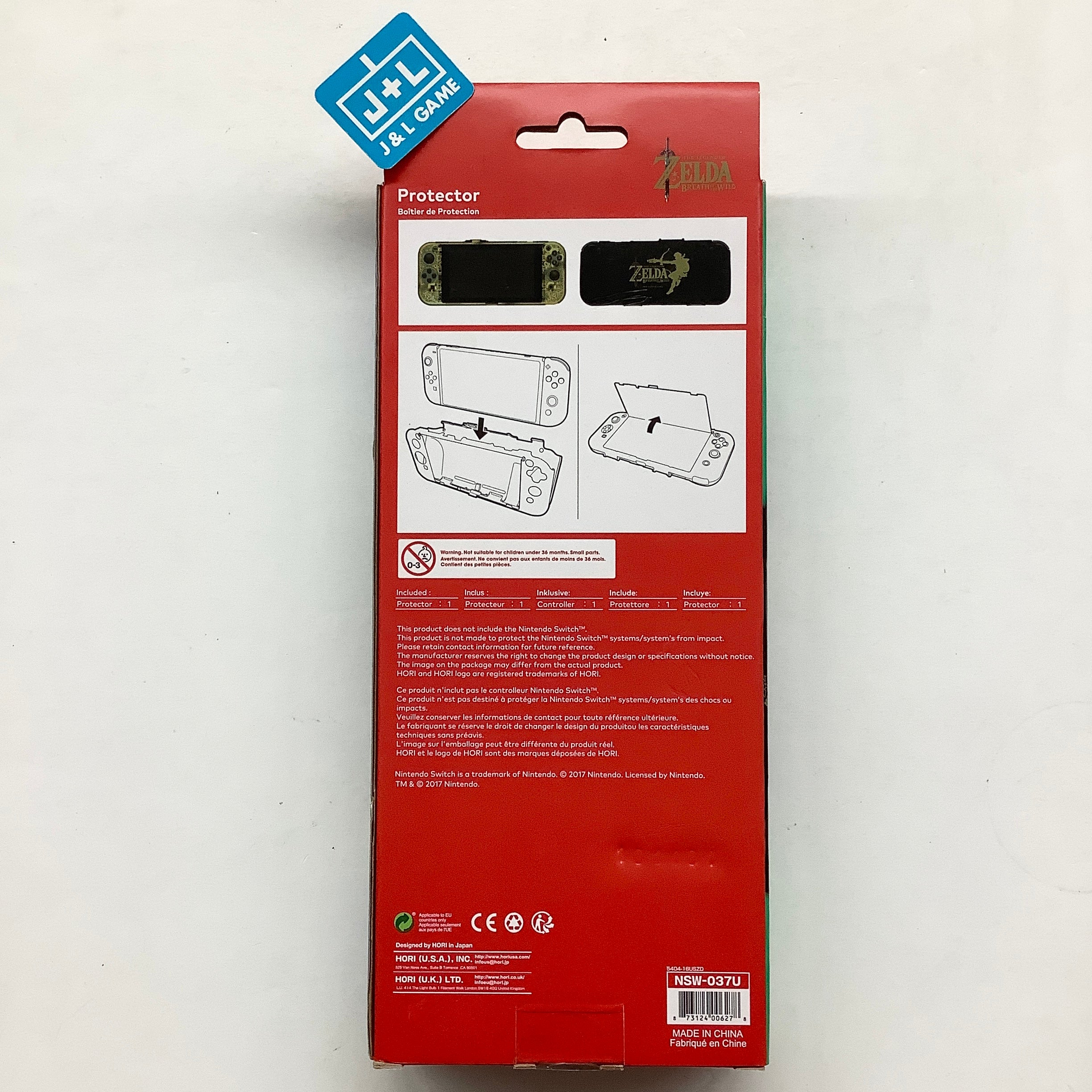 HORI Nintendo Switch Protector (The Legend of Zelda: Breath of the Wild) - (NSW) Nintendo Switch Accessories Hori   