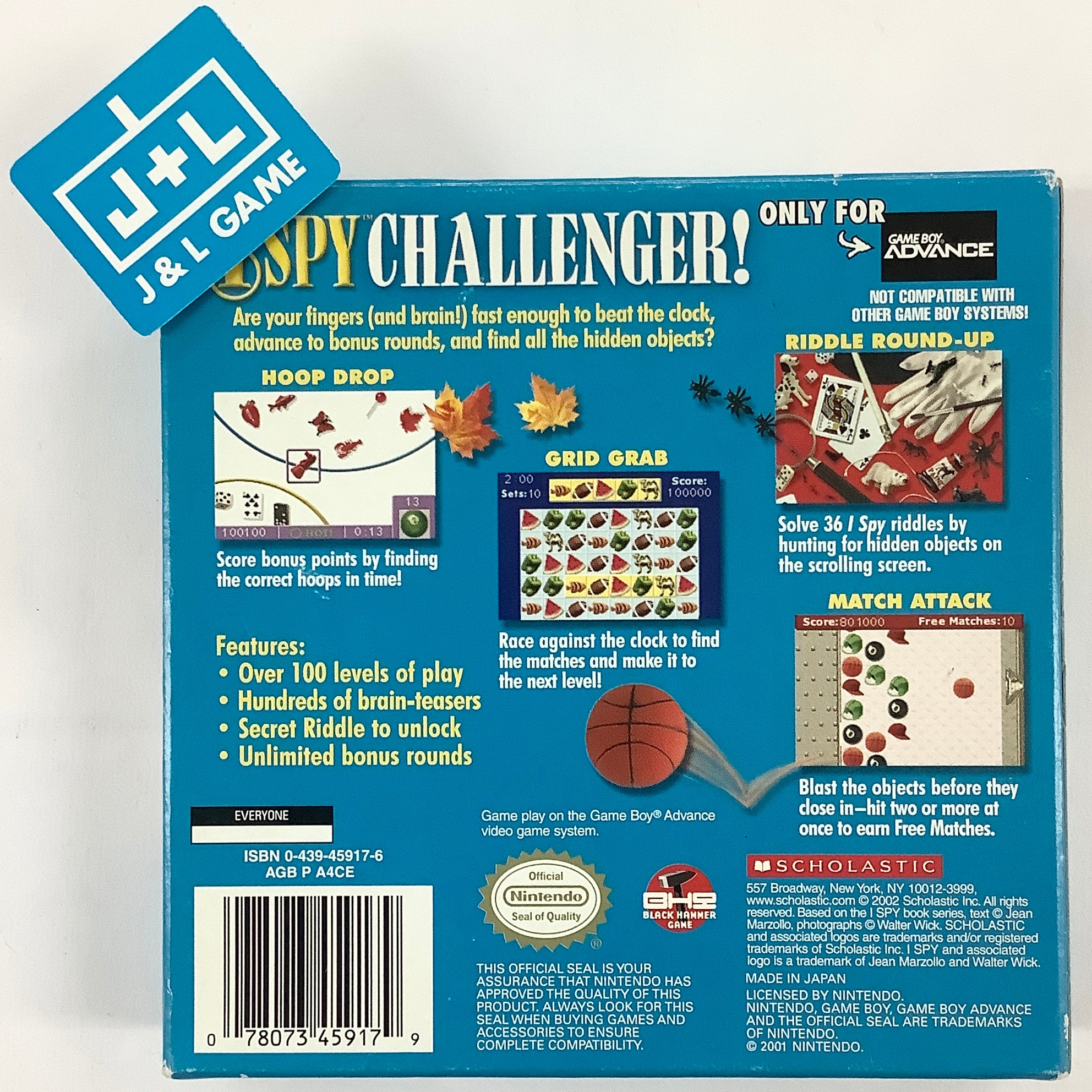 I Spy Challenger! - (GBA) Game Boy Advance [Pre-Owned] | J&L Game