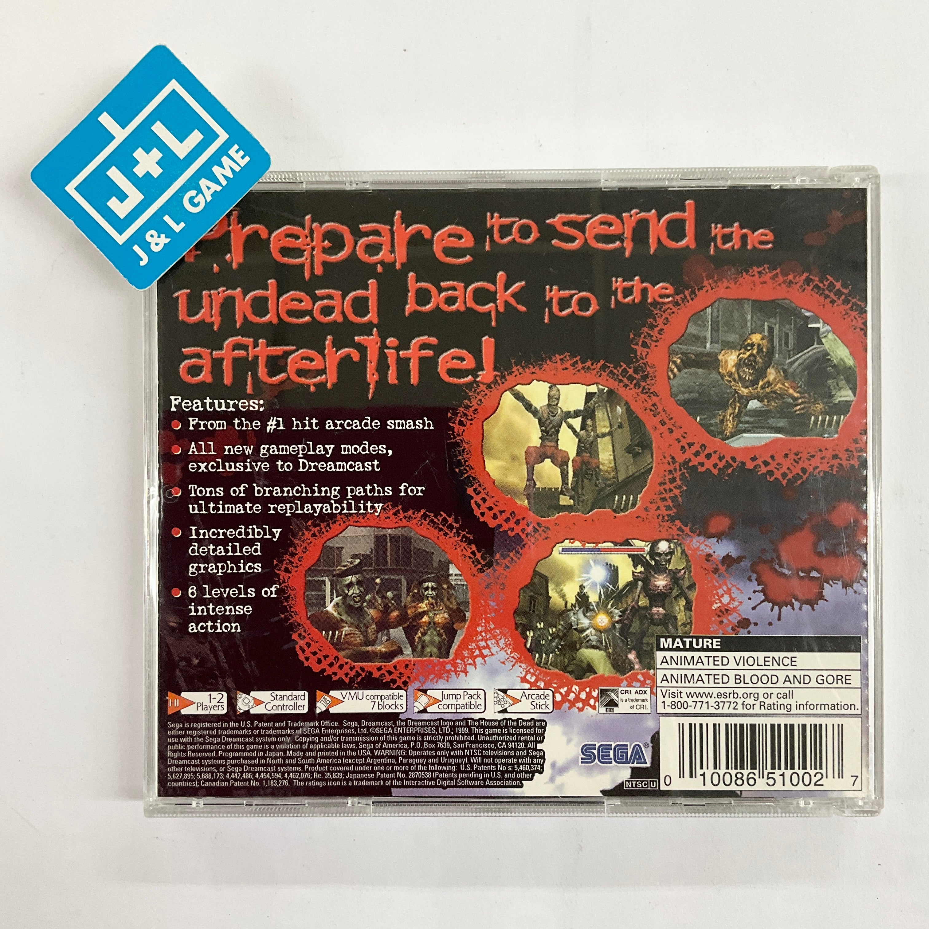 The House of the Dead 2 - (DC) SEGA Dreamcast [Pre-Owned] Video Games Sega   