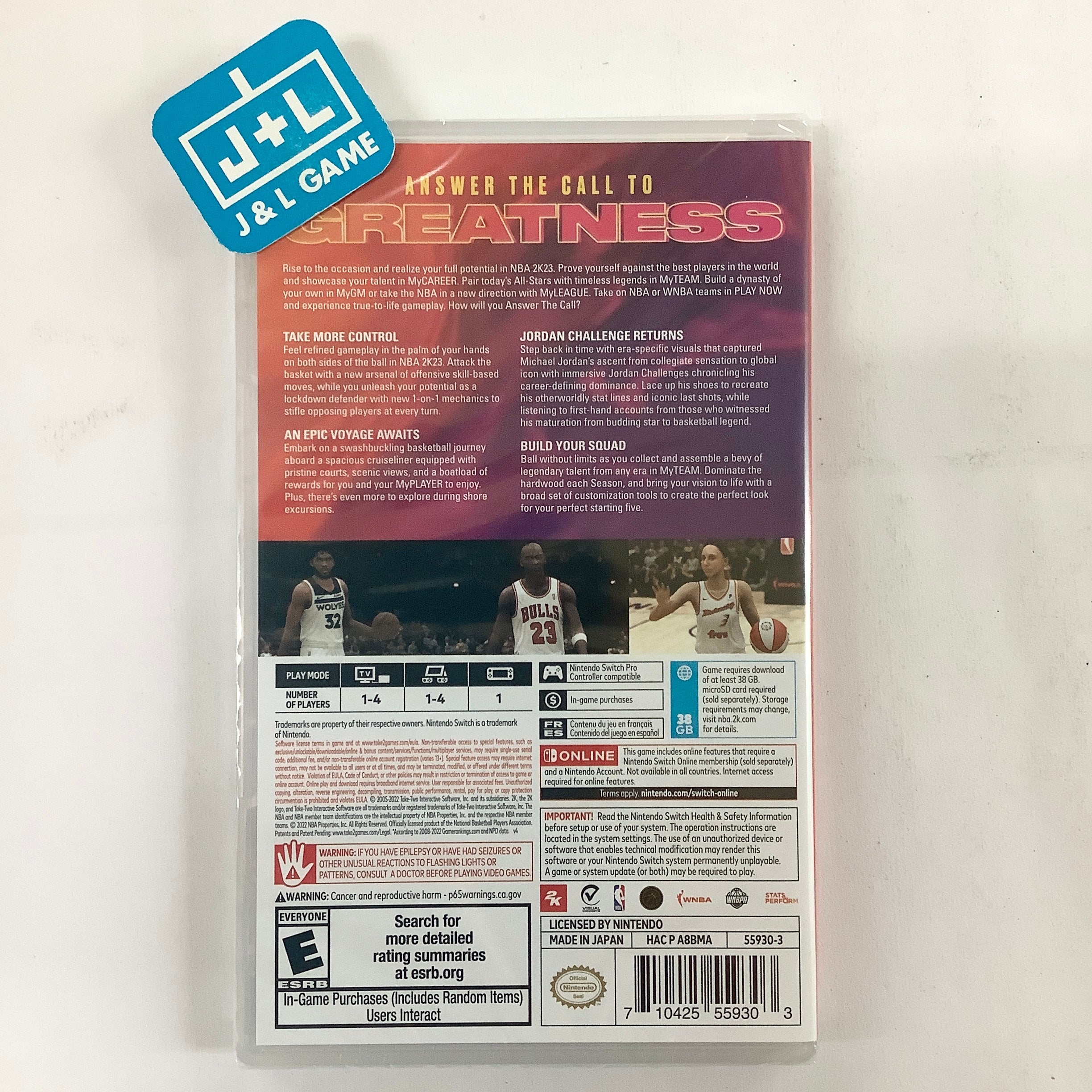 NBA 2K23 - (NSW) Nintendo Switch Video Games 2K   