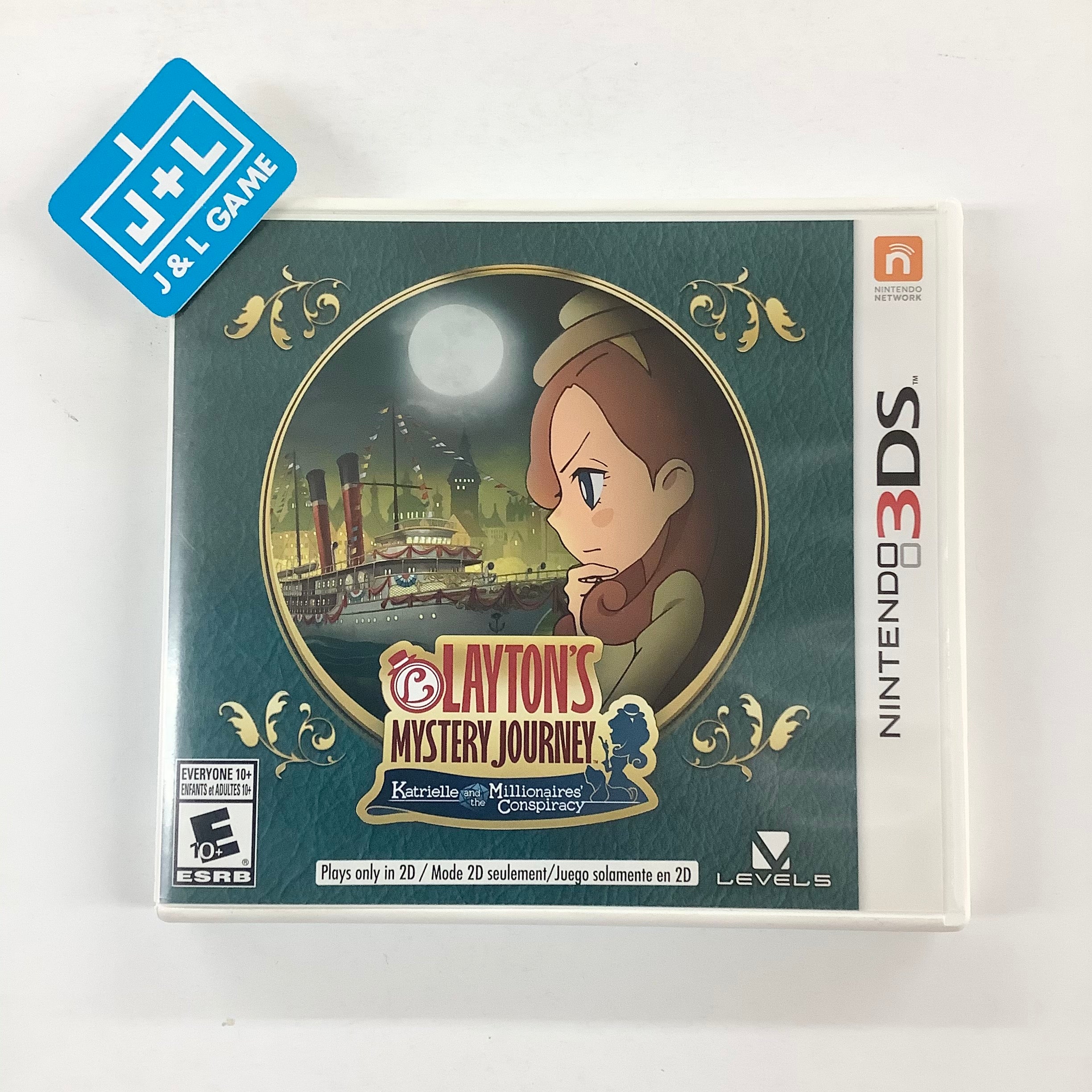 Layton's Mystery Journey: Katrielle and The Millionaires' Conspiracy - Nintendo 3DS [Pre-Owned] Video Games Level 5   