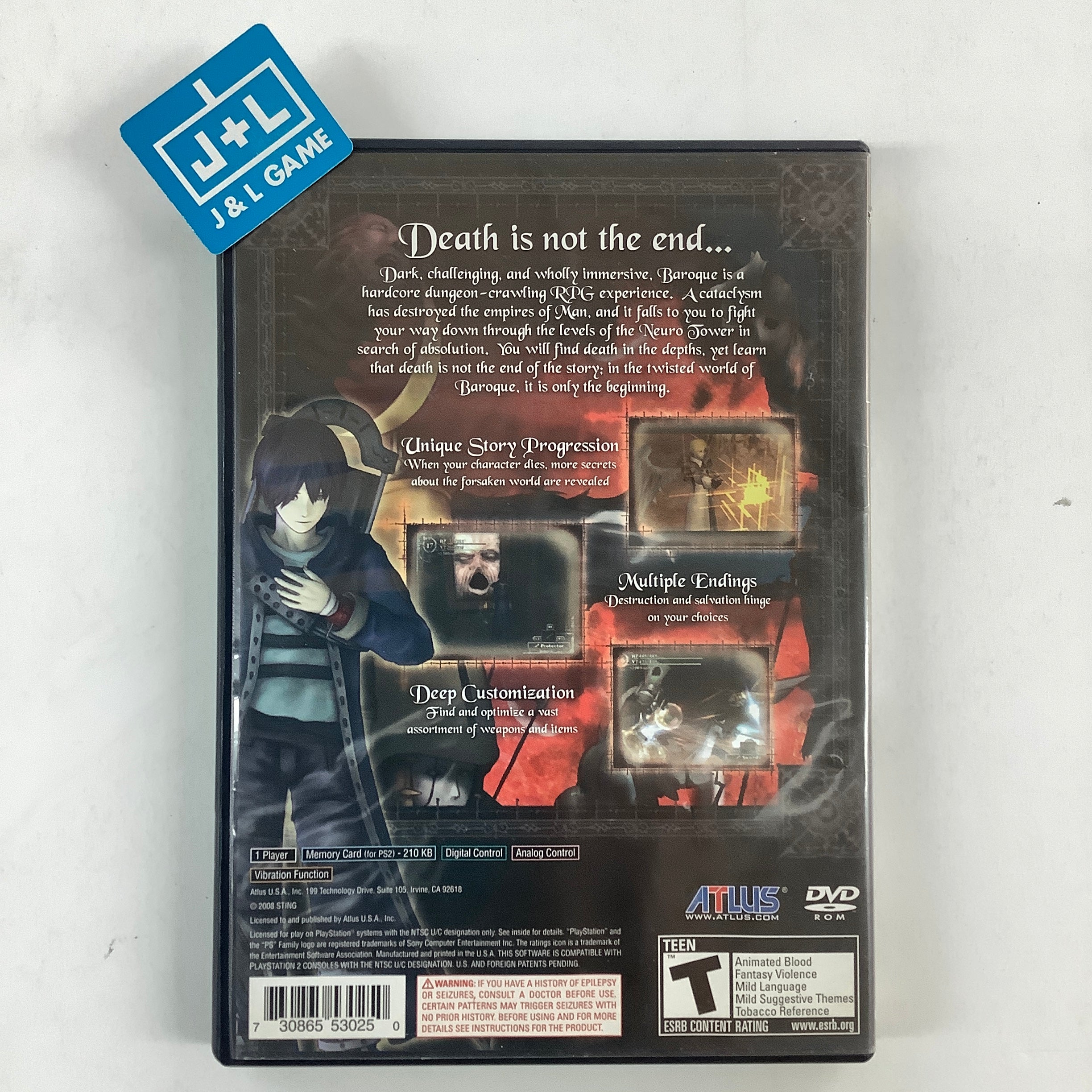 Baroque - (PS2) PlayStation 2 [Pre-Owned] Video Games Sting   