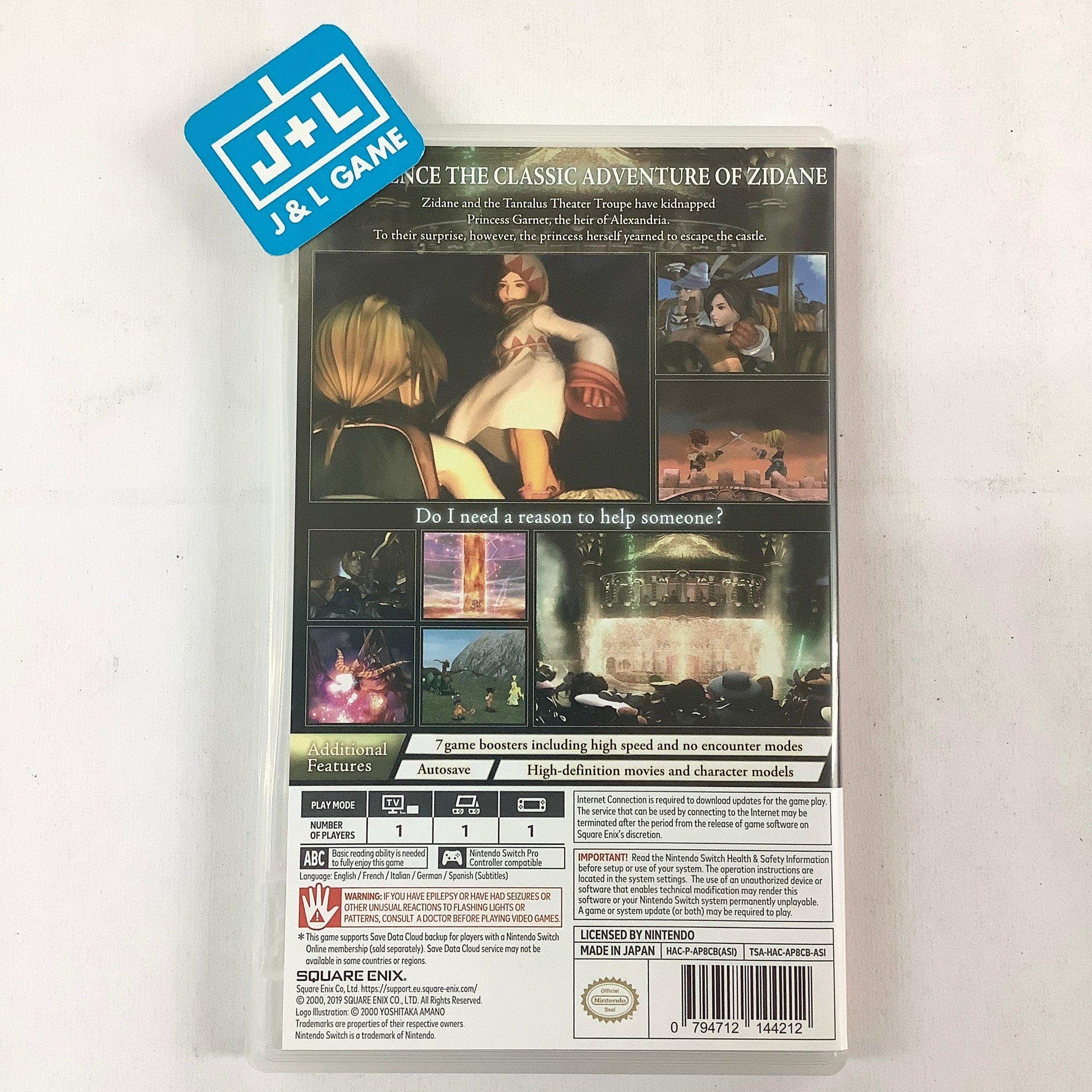 Final Fantasy IX - (NSW) Nintendo Switch [Pre-Owned] (Asia Import) Video Games Square Enix   