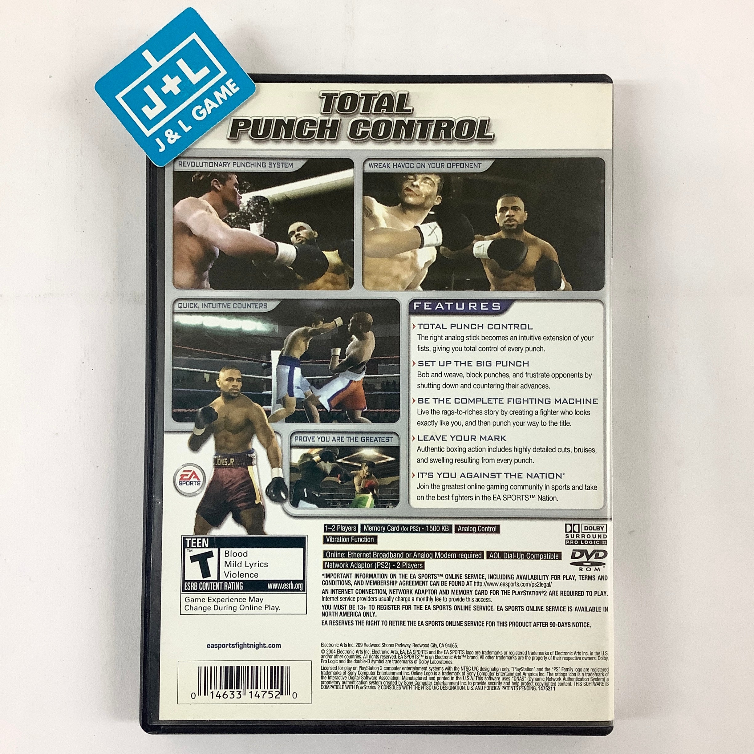 Fight Night 2004 - (PS2) PlayStation 2 [Pre-Owned] Video Games EA Sports   