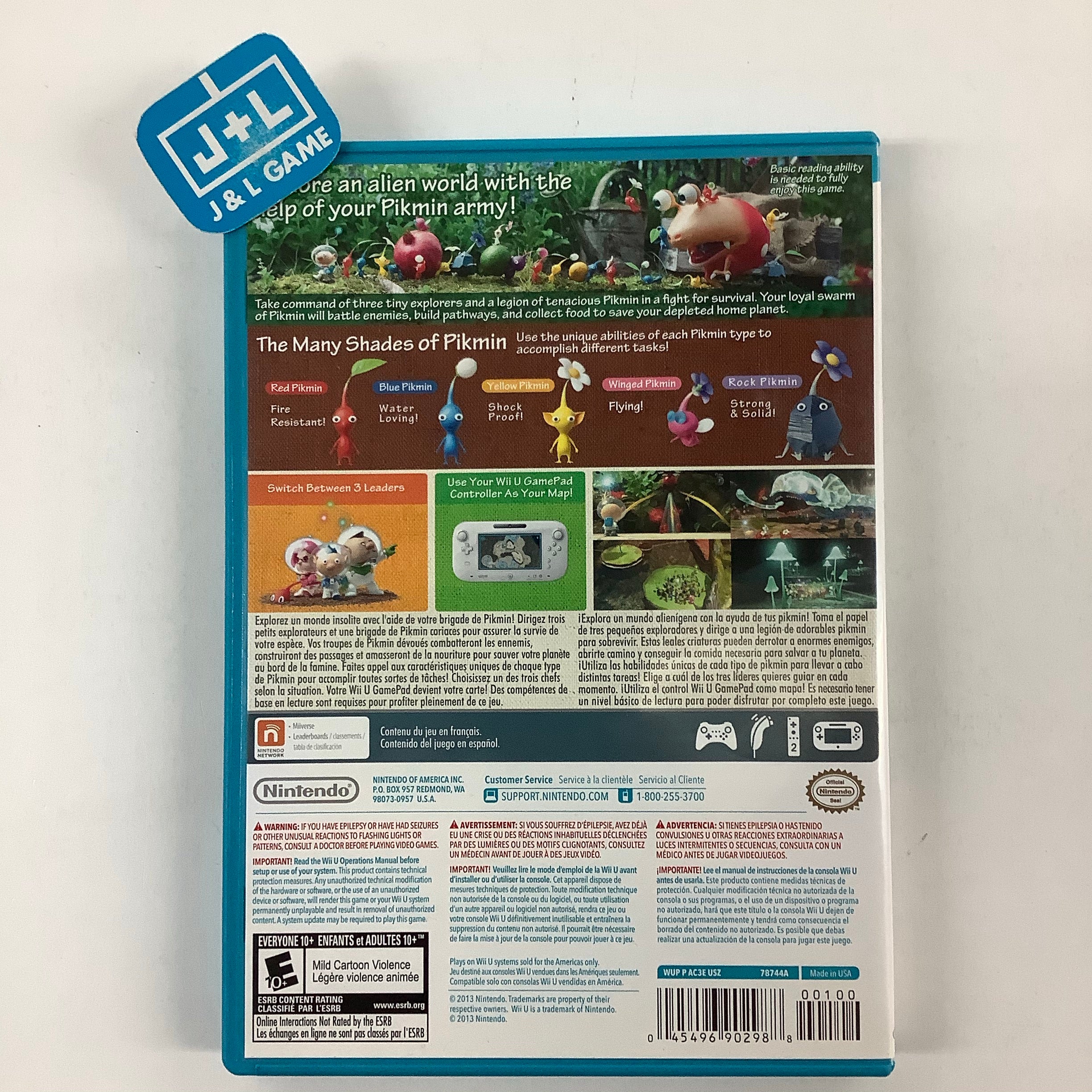 Pikmin 3 - Nintendo Wii U [Pre-Owned] Video Games Nintendo   