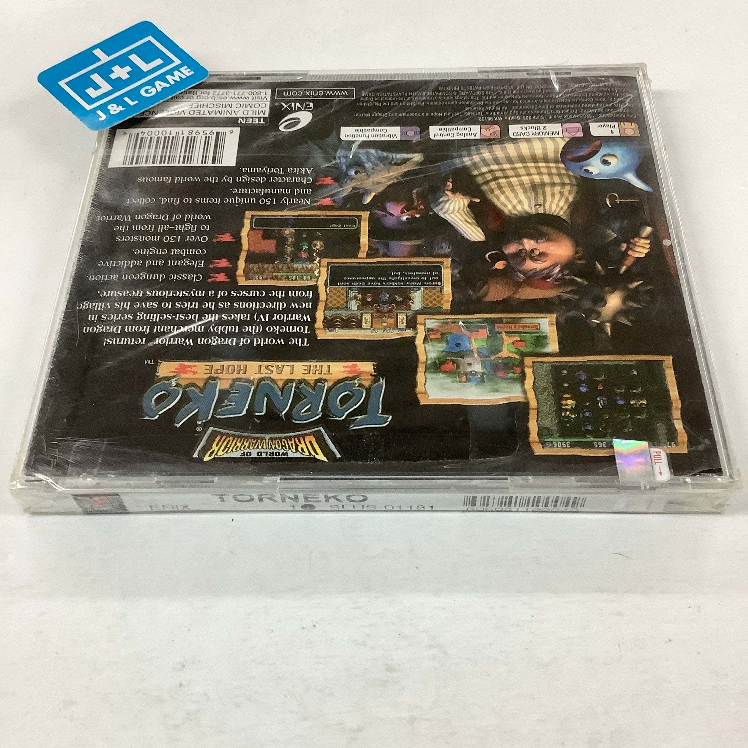 Torneko:  The Last Hope - (PS1) PlayStation 1 Video Games Enix Corporation   