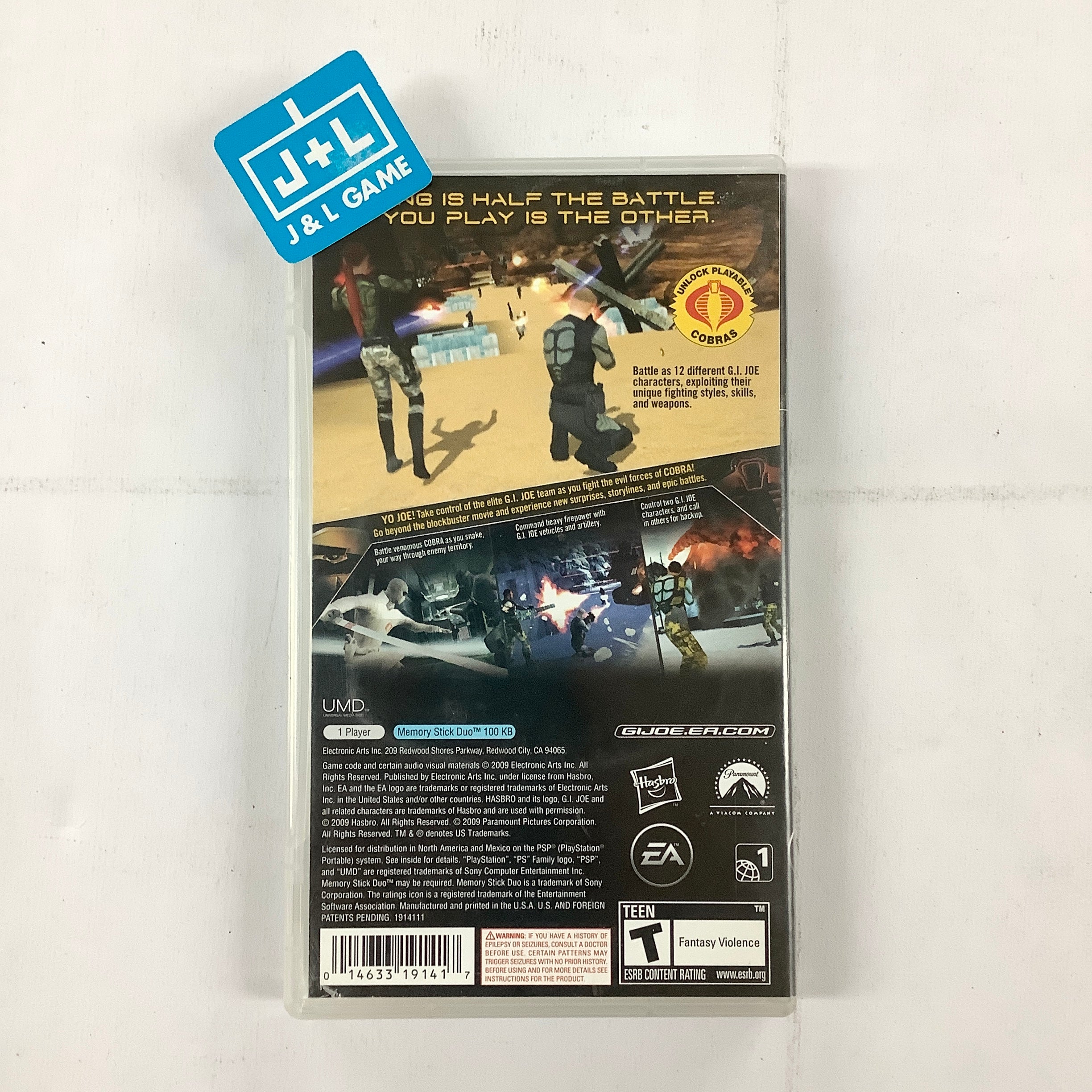 G.I. Joe: The Rise of Cobra - Sony PSP [Pre-Owned] Video Games Electronic Arts   