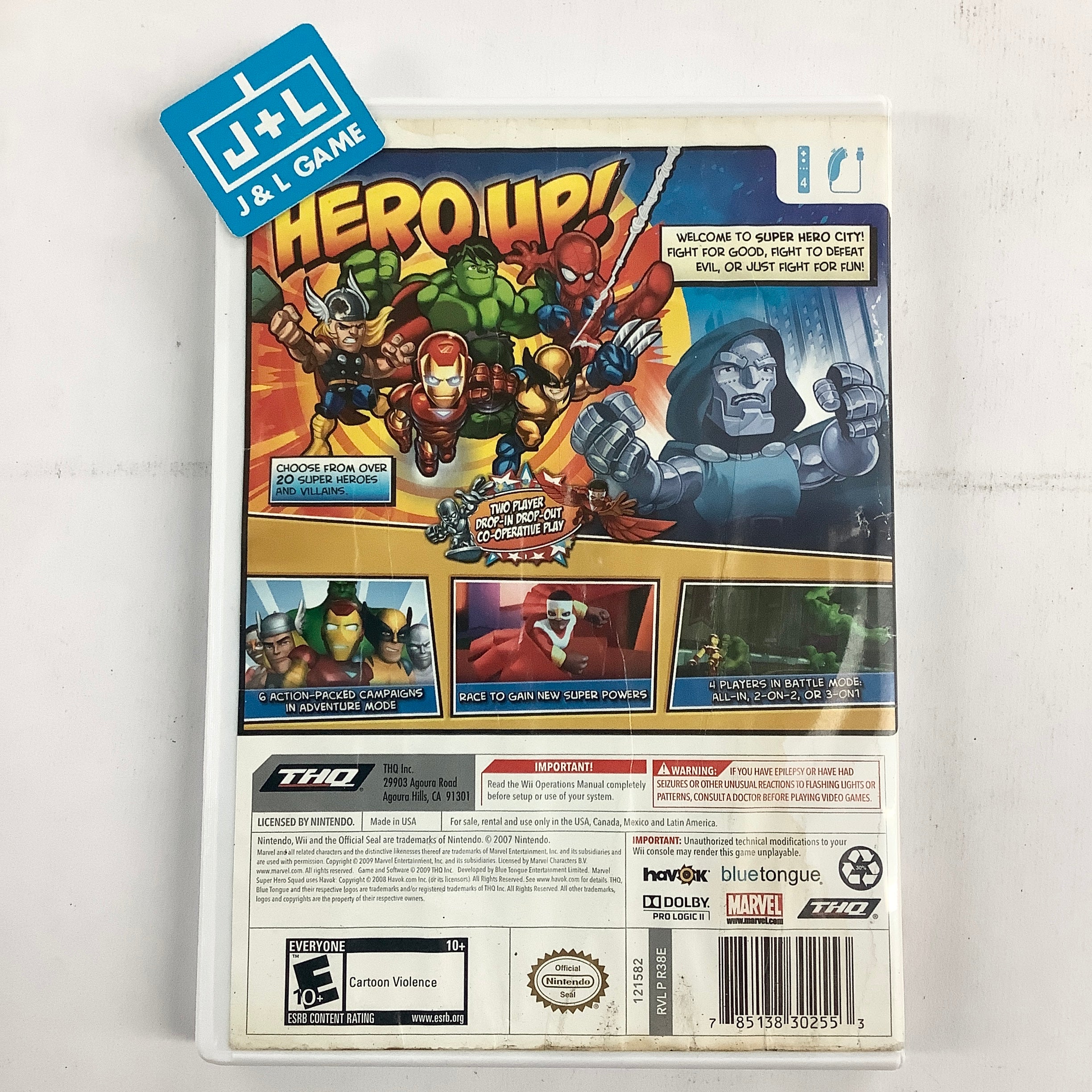 Marvel Super Hero Squad - Nintendo Wii [Pre-Owned] Video Games THQ   
