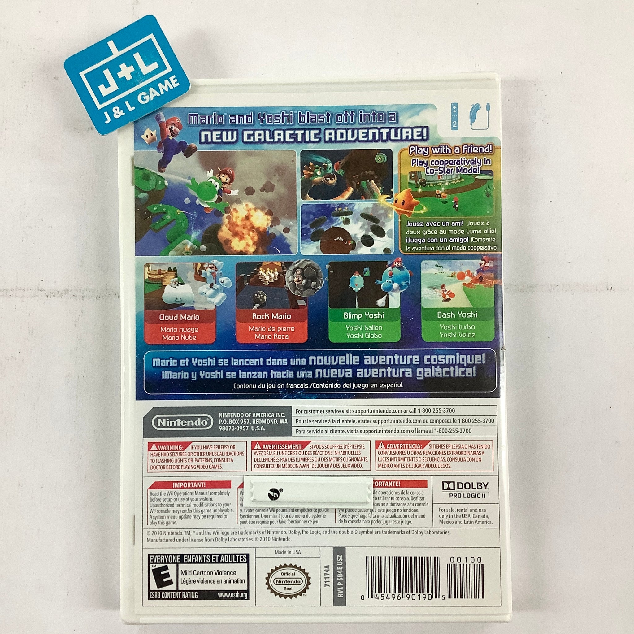 Super Mario Galaxy 2 Nintendo Wii J&L Video Games New York City