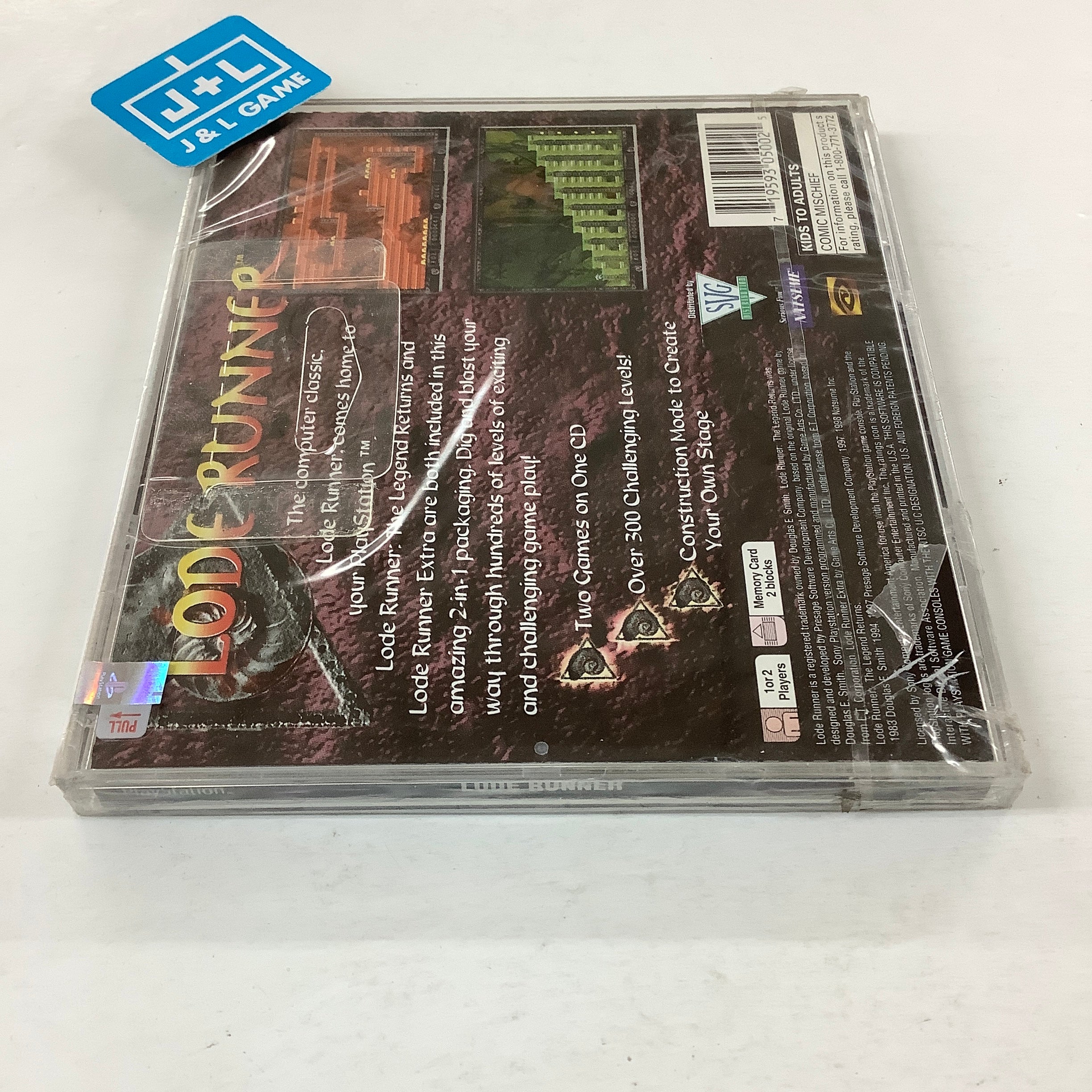 Lode Runner - (PS1) PlayStation 1 Video Games Natsume   