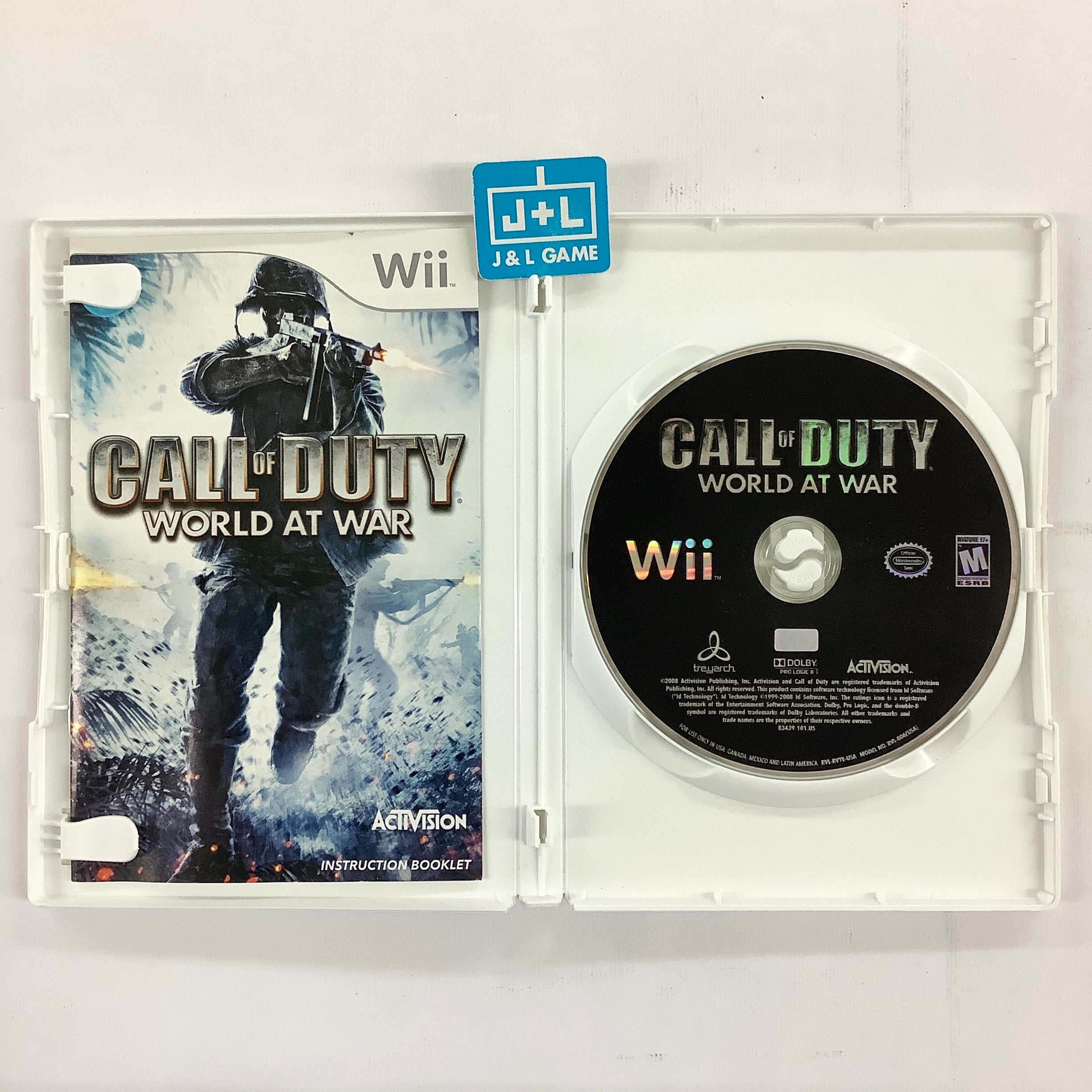 Call of Duty: World at War - Nintendo Wii [Pre-Owned] Video Games Activision   