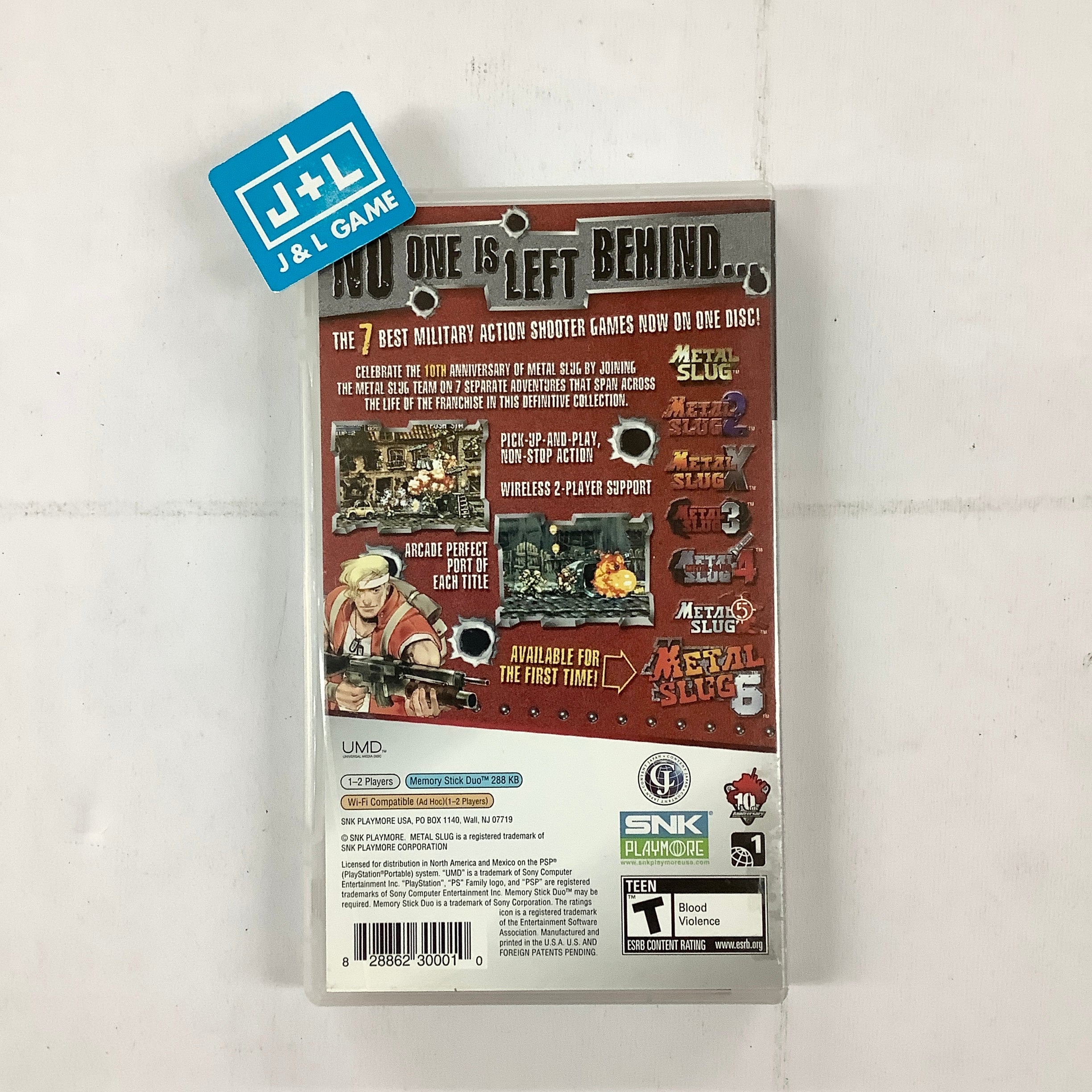 Metal Slug Anthology -  Sony PSP [Pre-Owned] Video Games SNK   
