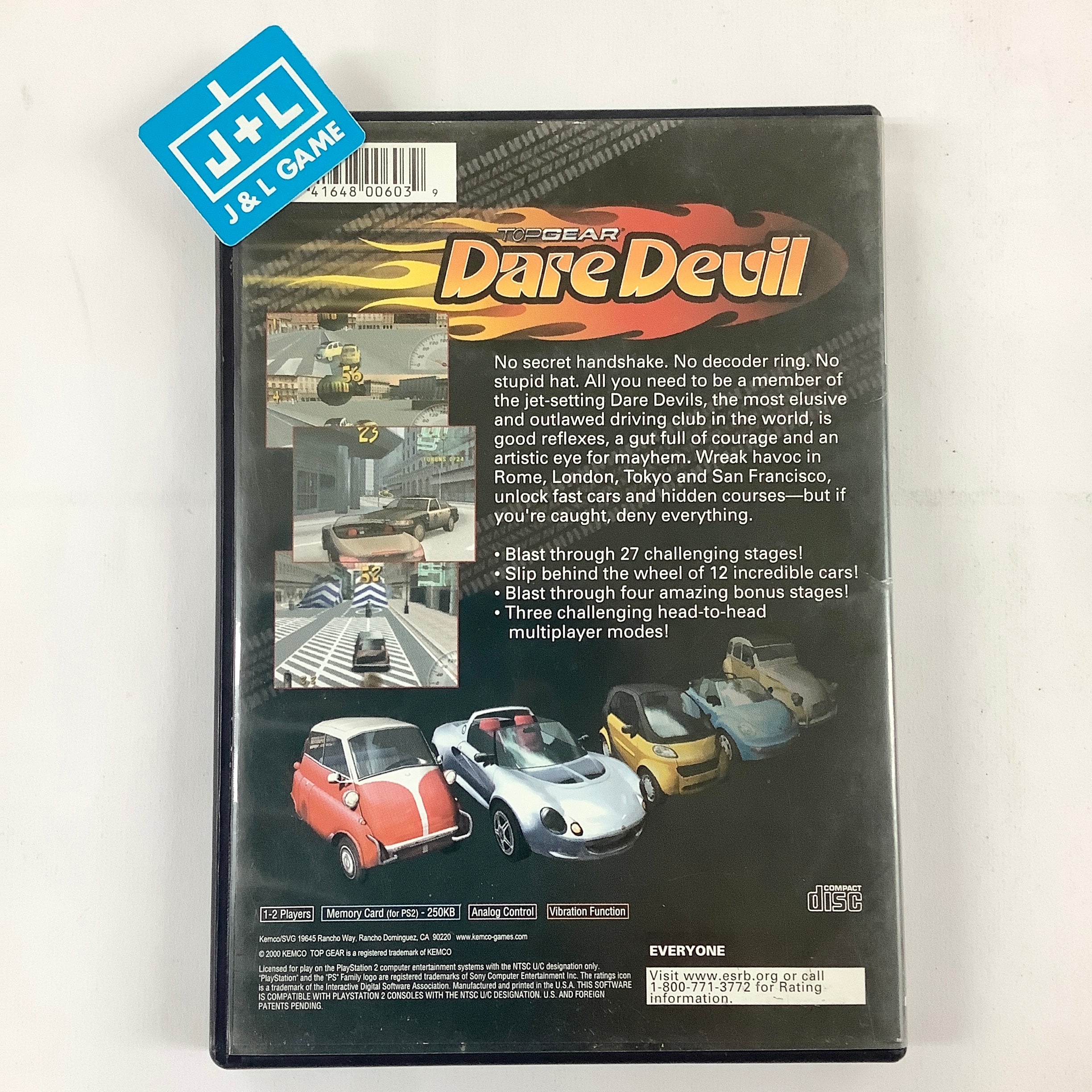 Top Gear: Dare Devil - (PS2) PlayStation 2 [Pre-Owned] Video Games Kemco   