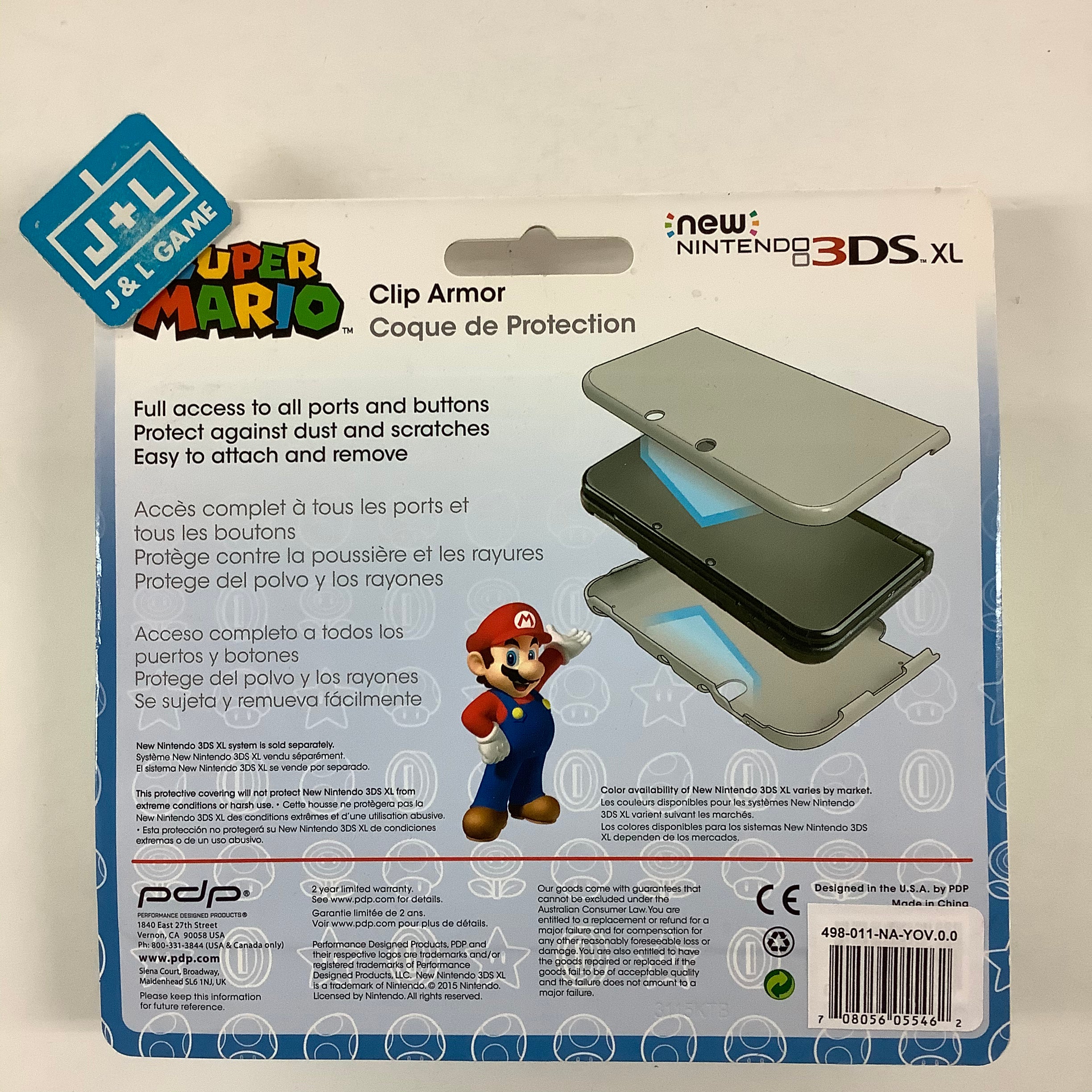 PDP New Nintendo 3DS XL Clip Armor (Yoshi) - Nintendo 3DS Accessories PDP   