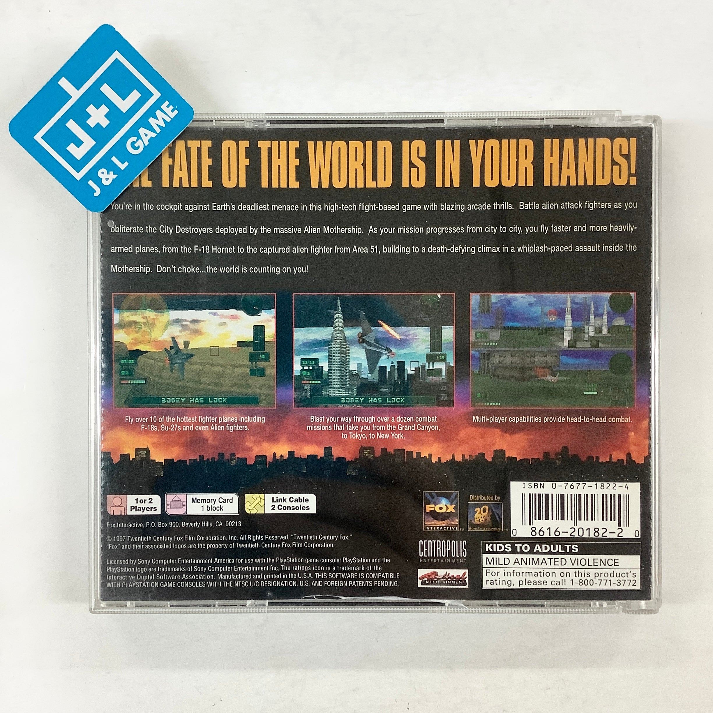 Independence Day - (PS1) PlayStation 1 [Pre-Owned] | J&L Game