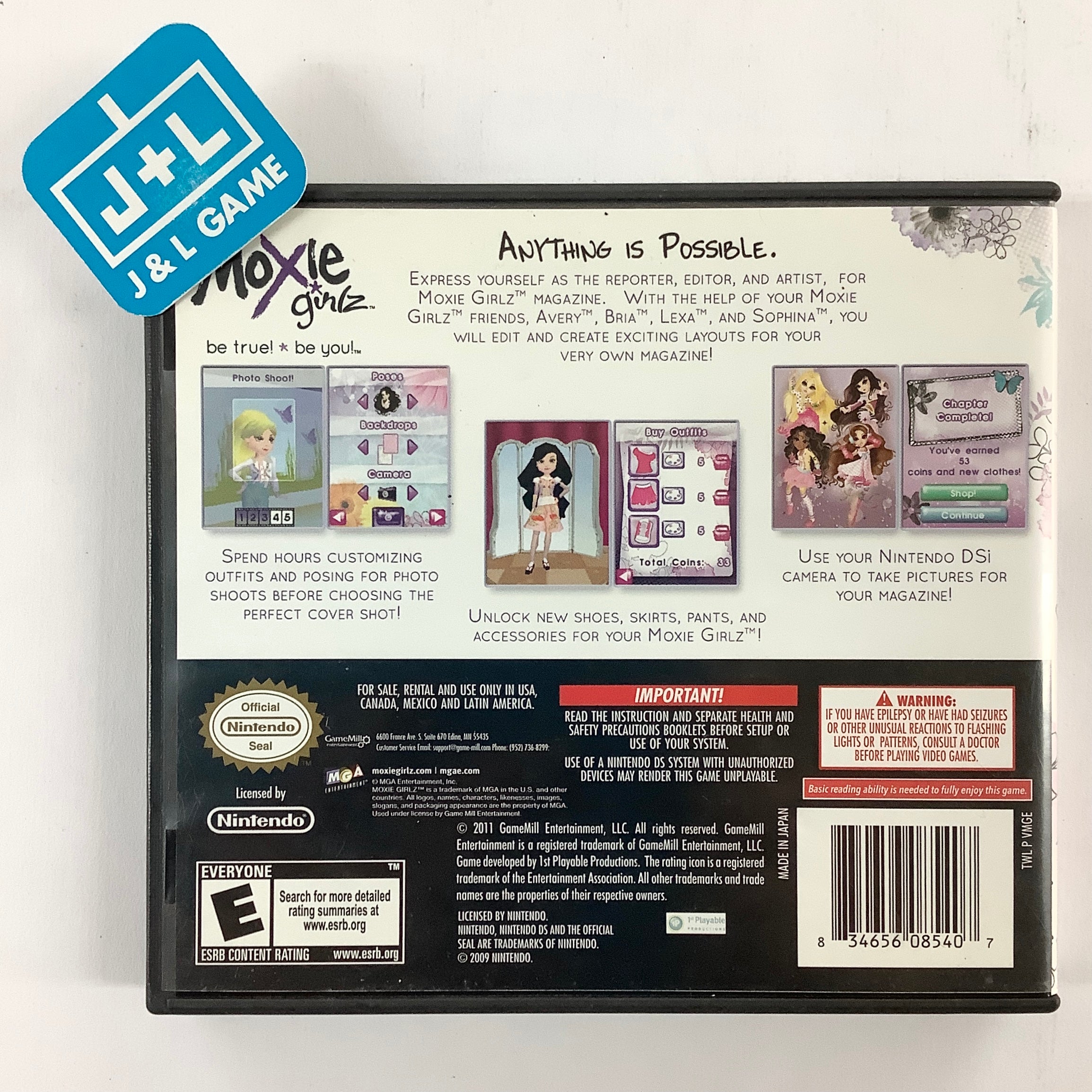 Moxie Girlz - (NDS) Nintendo DS [Pre-Owned] Video Games Game Mill   