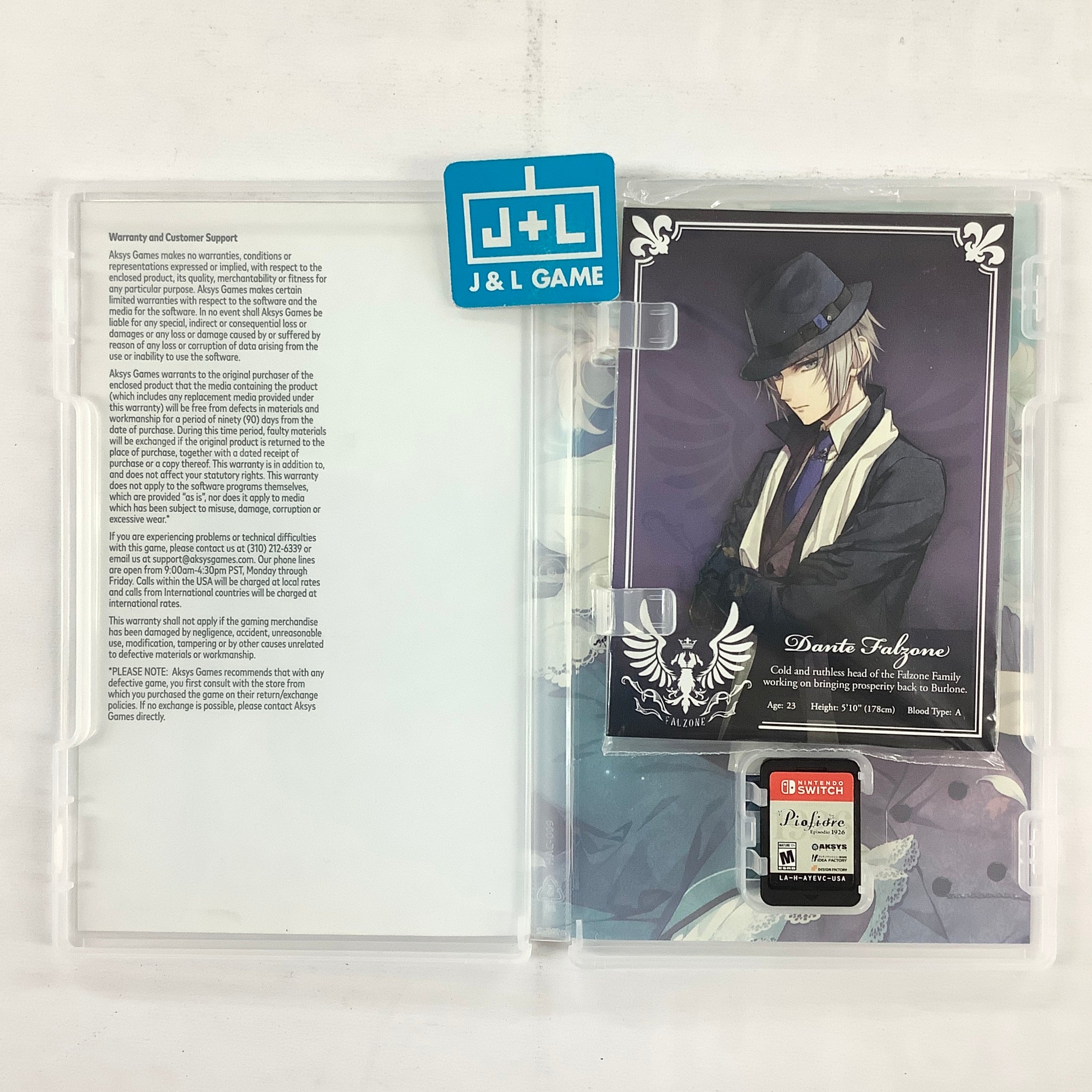 Piofiore: Episodio 1926 Limited Edition - (NSW) Nintendo Switch [UNBOXING] Video Games Aksys   