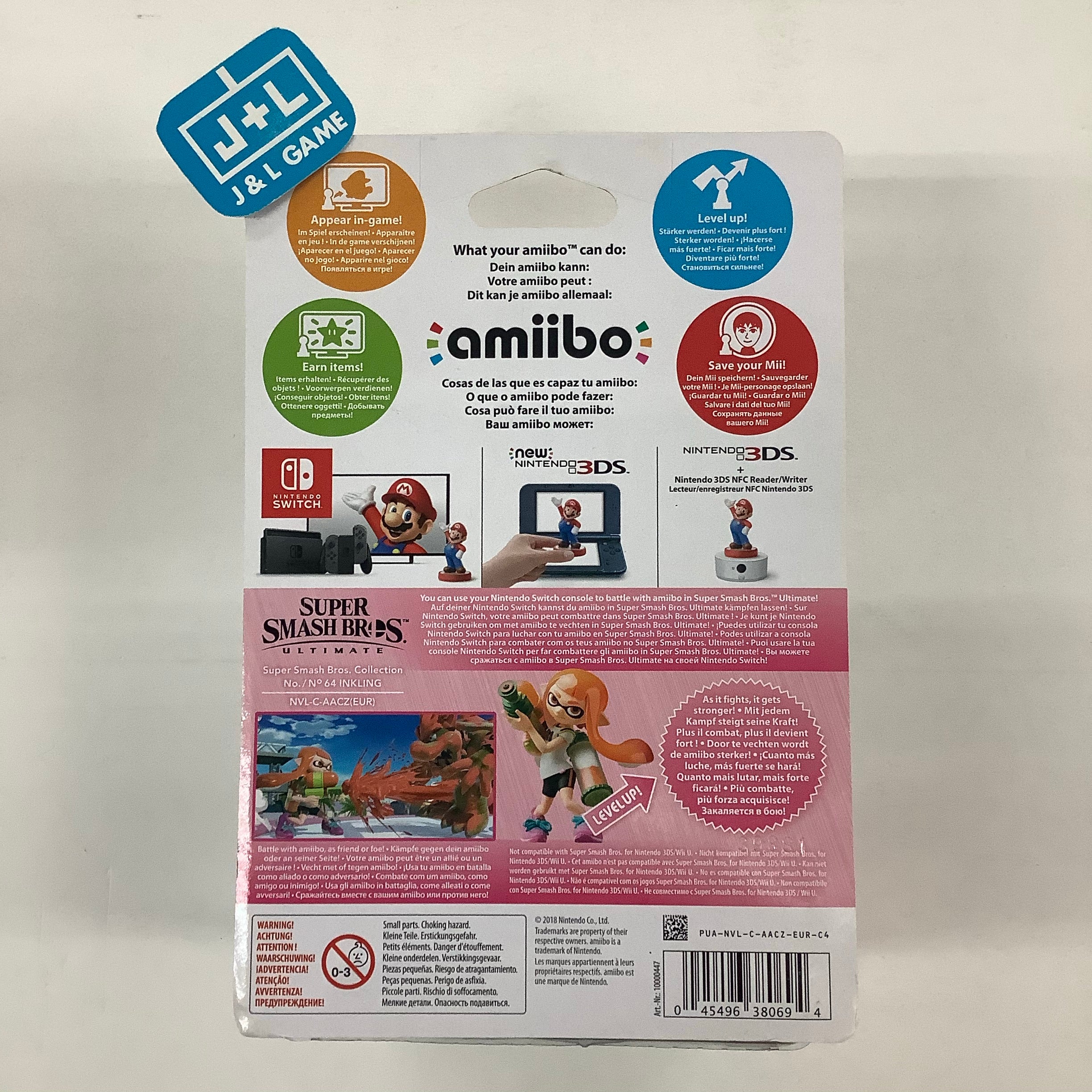 Inkling Girl (Super Smash Bros. series) - Nintendo Switch Amiibo (European Import) Amiibo Nintendo   
