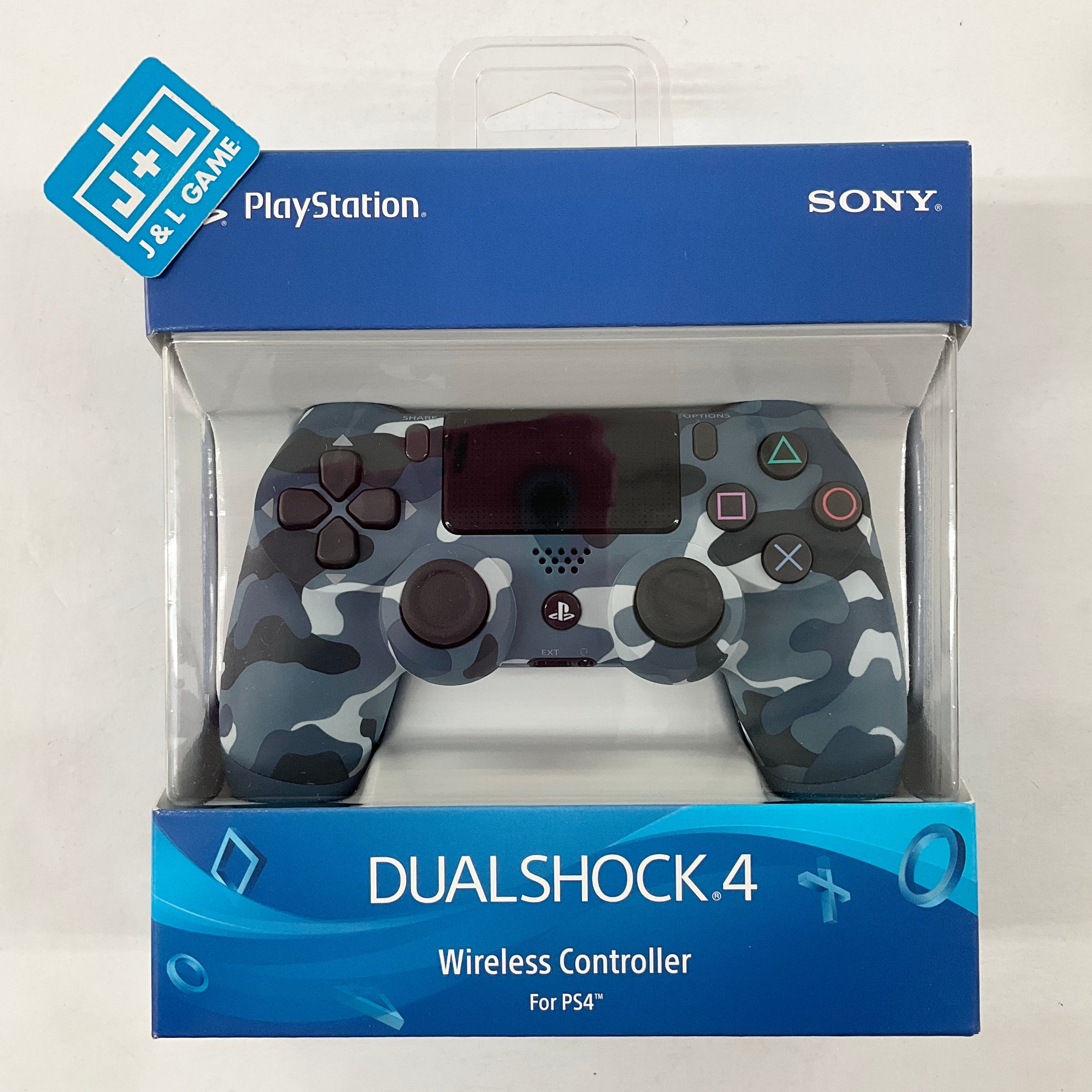 SONY DualShock 4 Wireless Controller (Blue Camouflage) - (PS4) PlayStation 4 Accessories Sony   