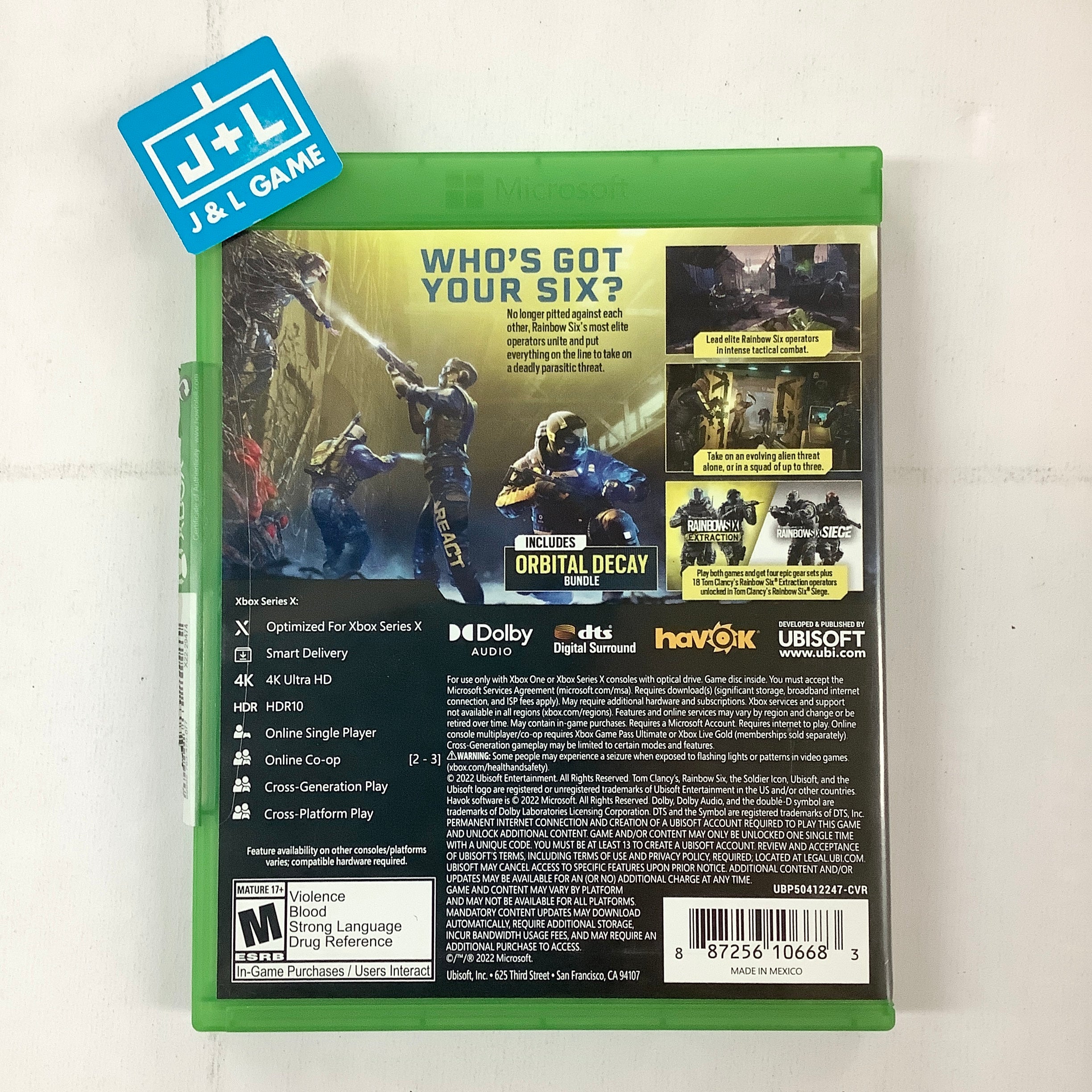 Tom Clancy's Rainbow Six Extraction - (XSX) Xbox Series X [UNBOXING] Video Games Ubisoft   