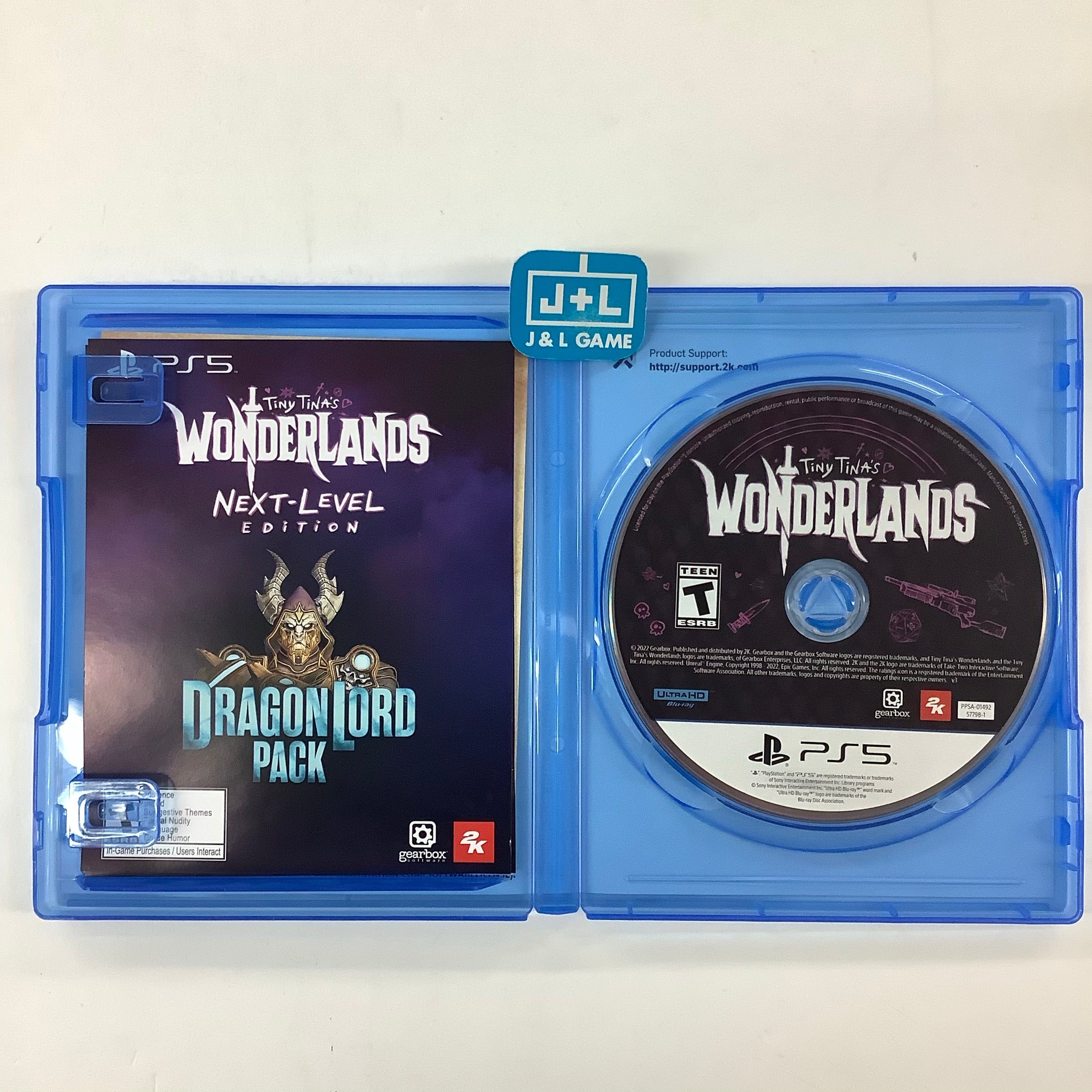 2K TINY TINA'S Wonderlands: Next-Level Edition (PlayStation 5) EUR 38 2K TINY TINA'S Wonderlands: Next-Level Edition (PlayStation 5) EUR 38