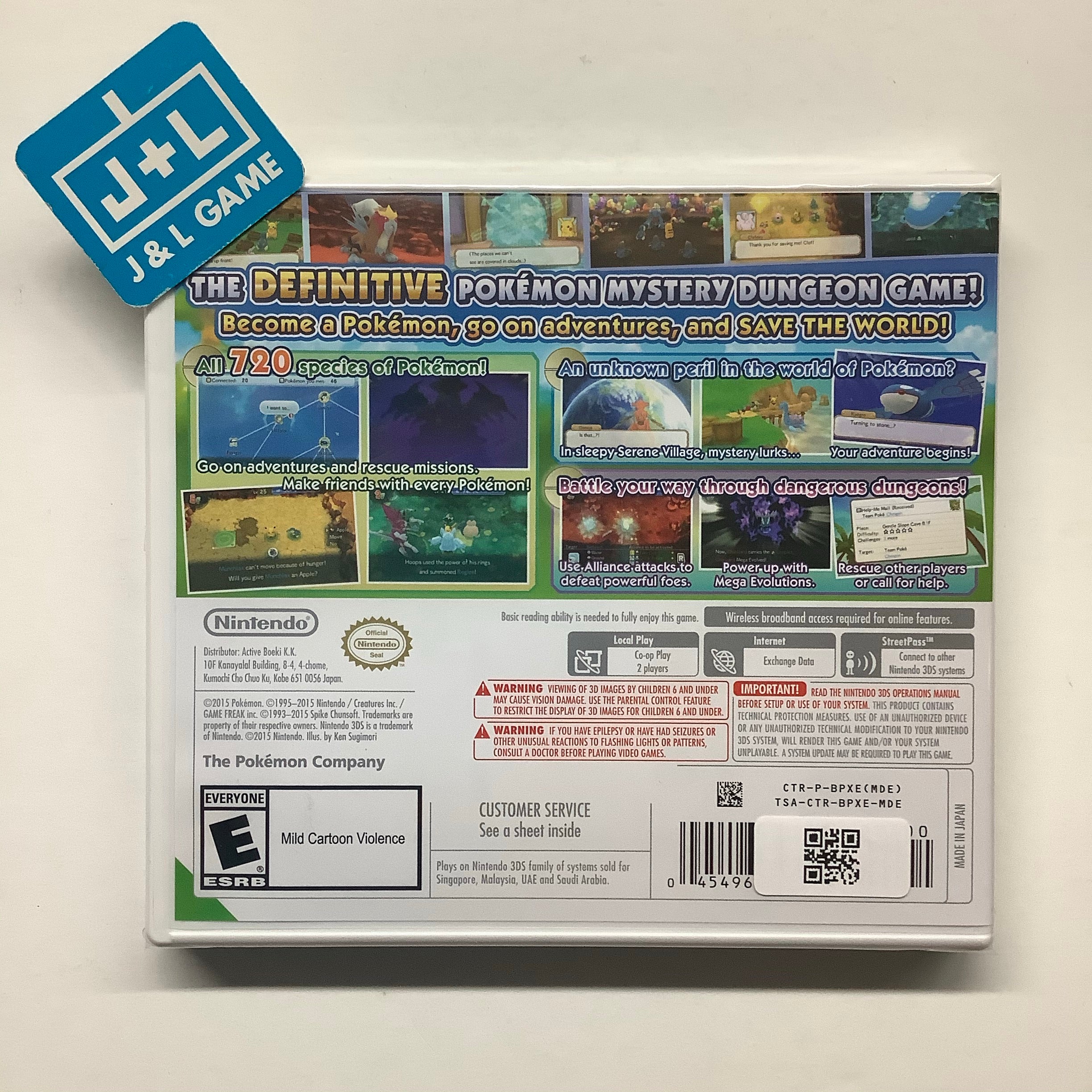 Pokemon Super Mystery Dungeon - Nintendo 3DS (World Edition) Video Games Nintendo   
