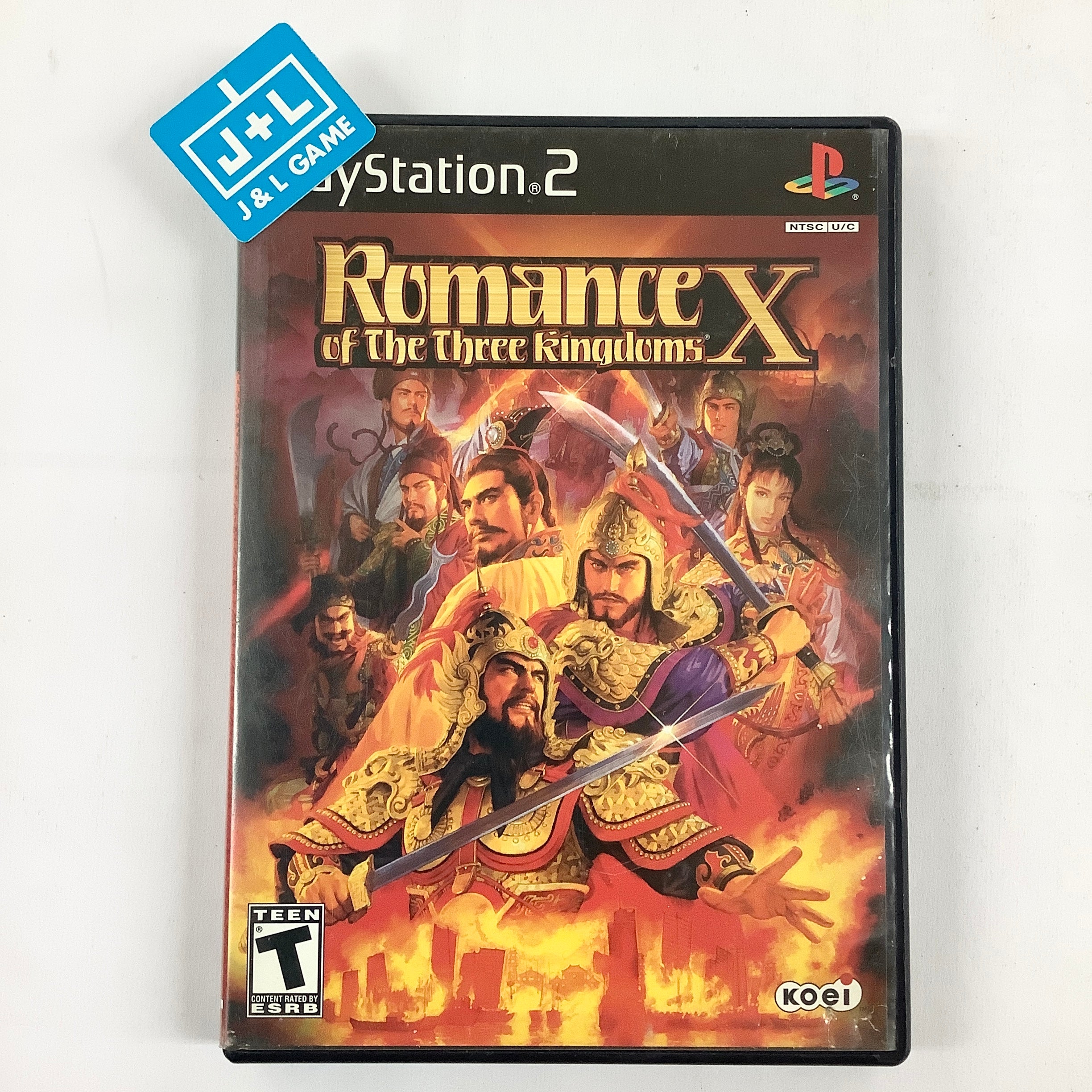 Romance of the Three Kingdoms X - (PS2) PlayStation 2 [Pre-Owned] Video Games Koei   