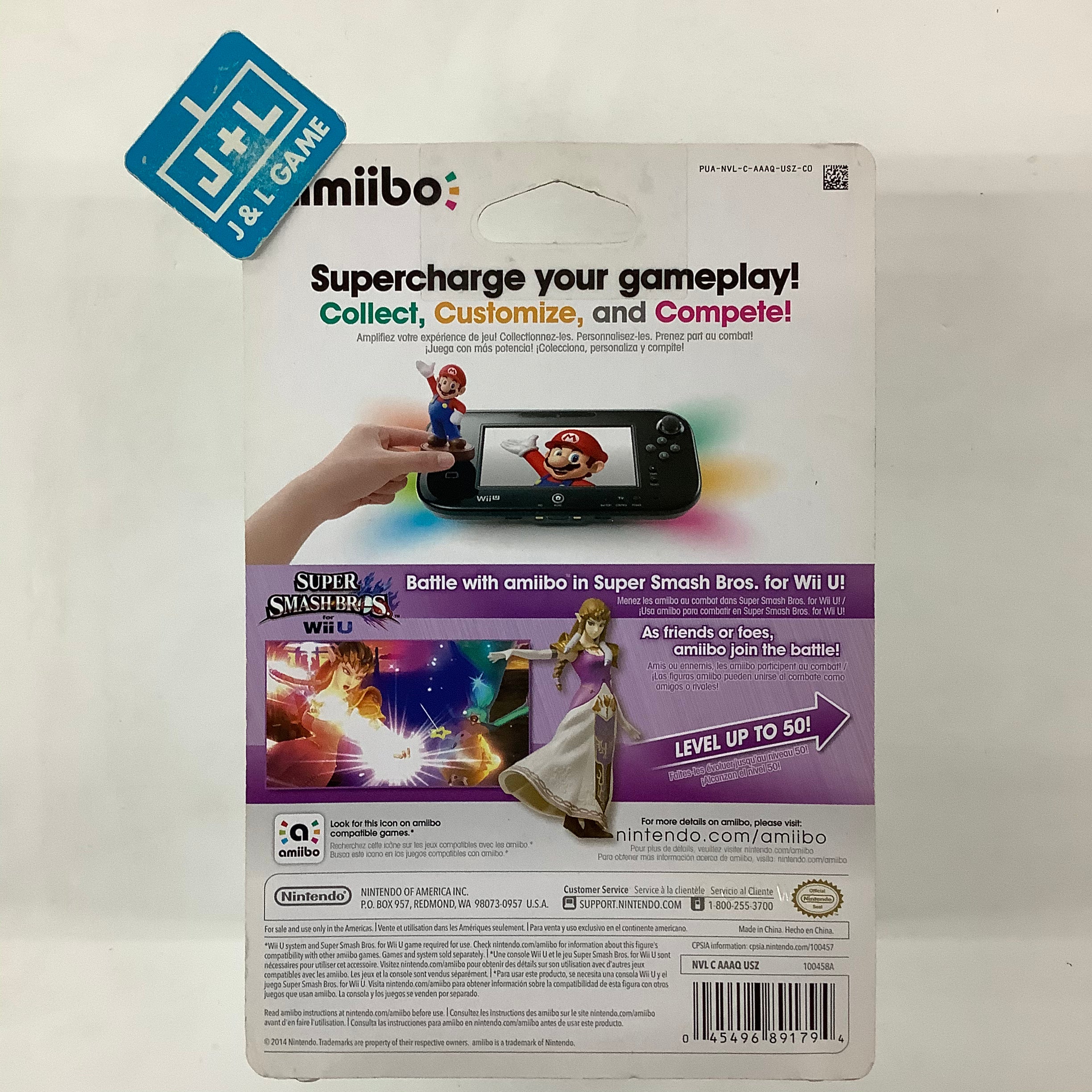 Zelda (Super Smash Bros. series) - Nintendo WiiU Amiibo Amiibo Nintendo   