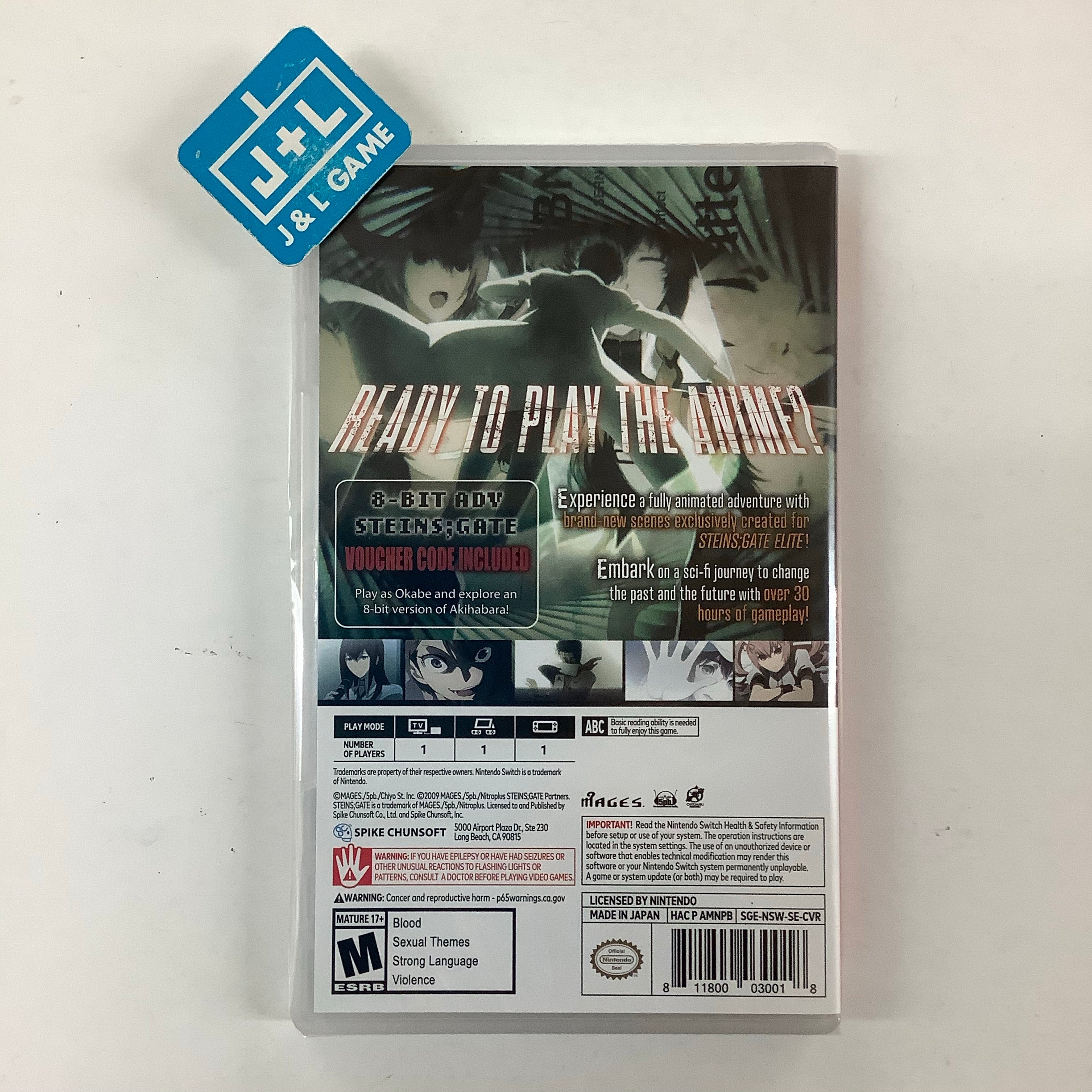 Steins;Gate Elite - (NSW) Nintendo Switch Video Games Spike Chunsoft   