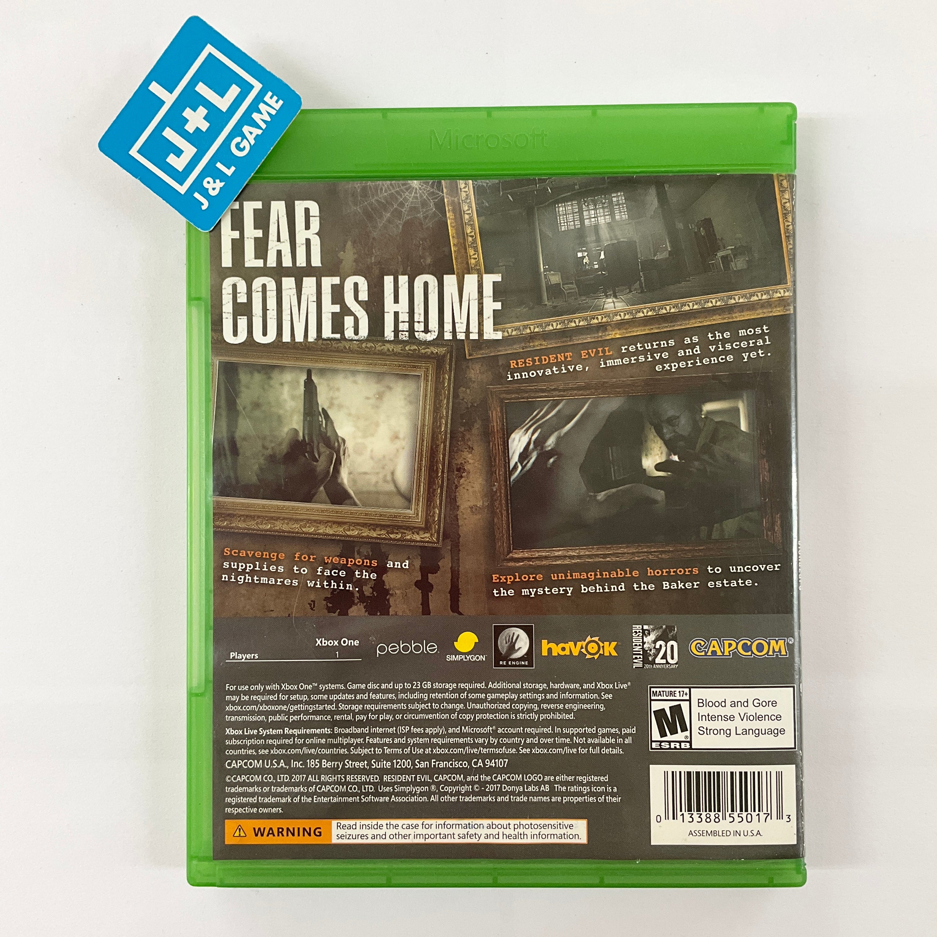 Resident Evil 7: biohazard - (XB1) Xbox One [Pre-Owned] Video Games Capcom   