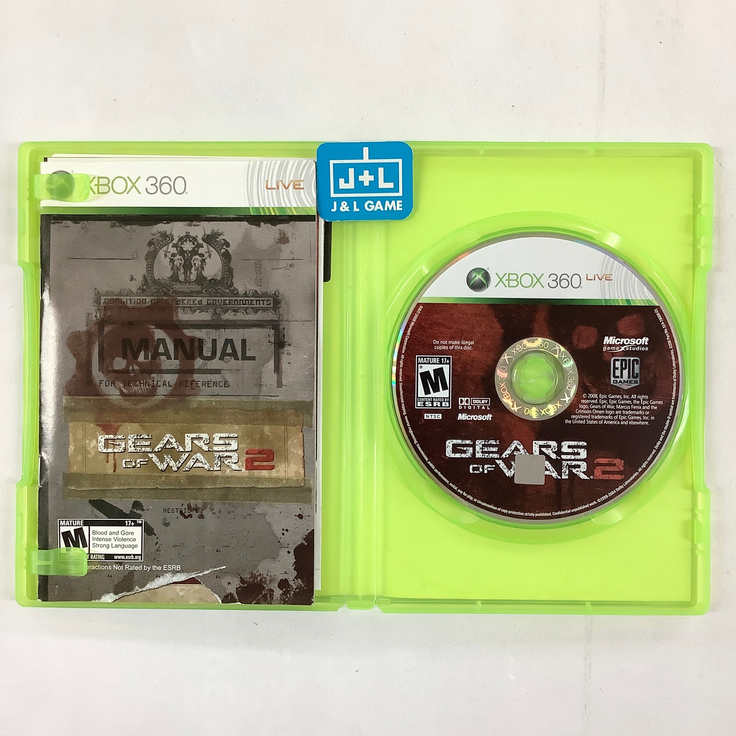 Gears of War 2 - Xbox 360 [Pre-Owned] Video Games Microsoft Game Studios   