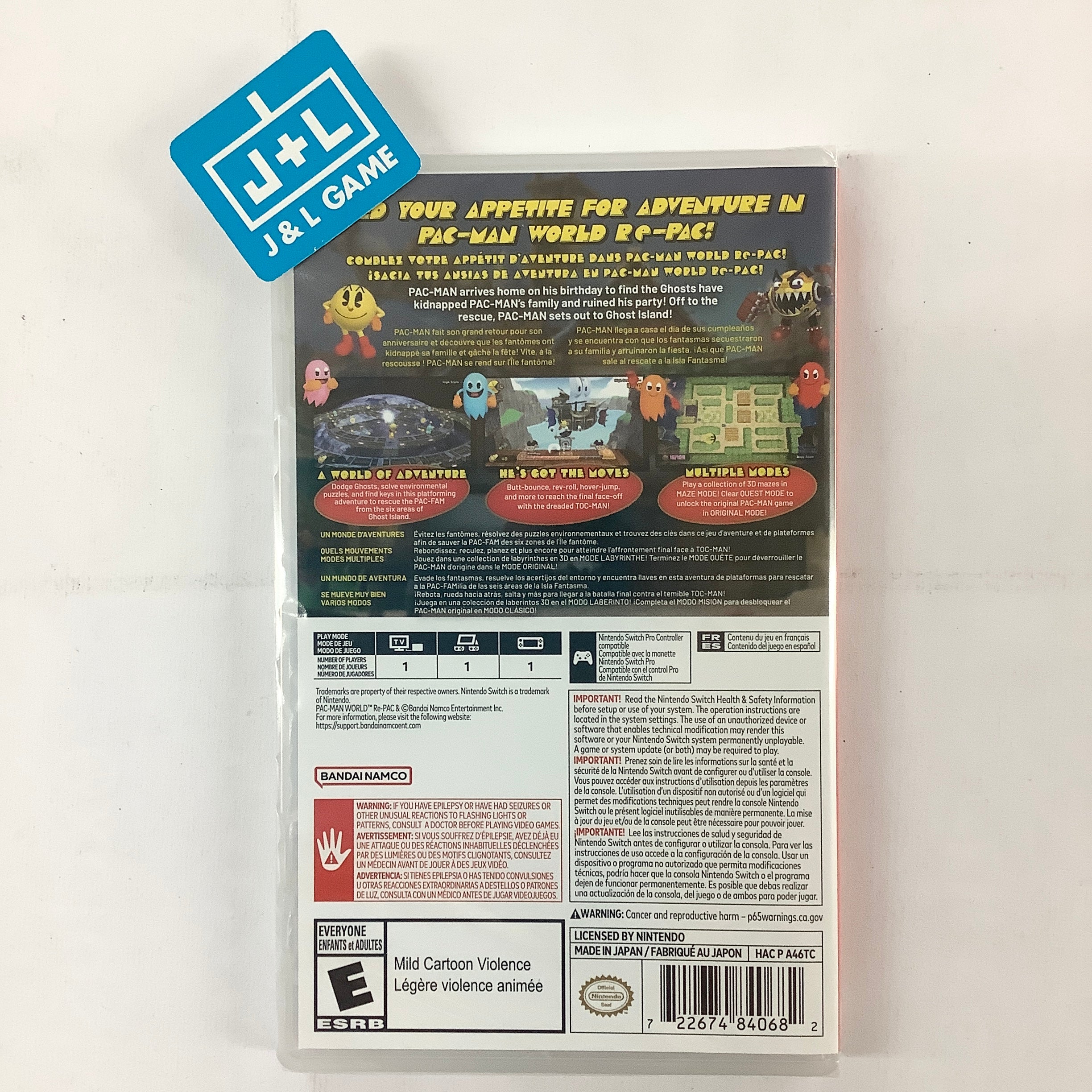 PAC-MAN World Re-PAC - (NSW) Nintendo Switch Video Games BANDAI NAMCO Entertainment   