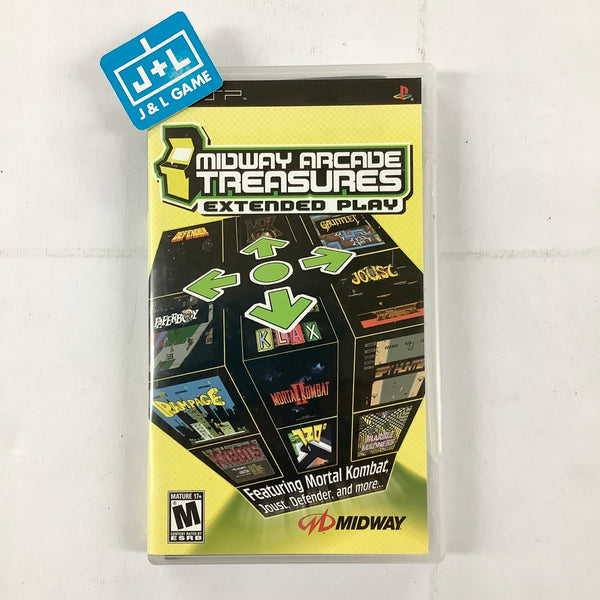 Midway Arcade Treasures: Extended Play - Sony PSP [Pre-Owned