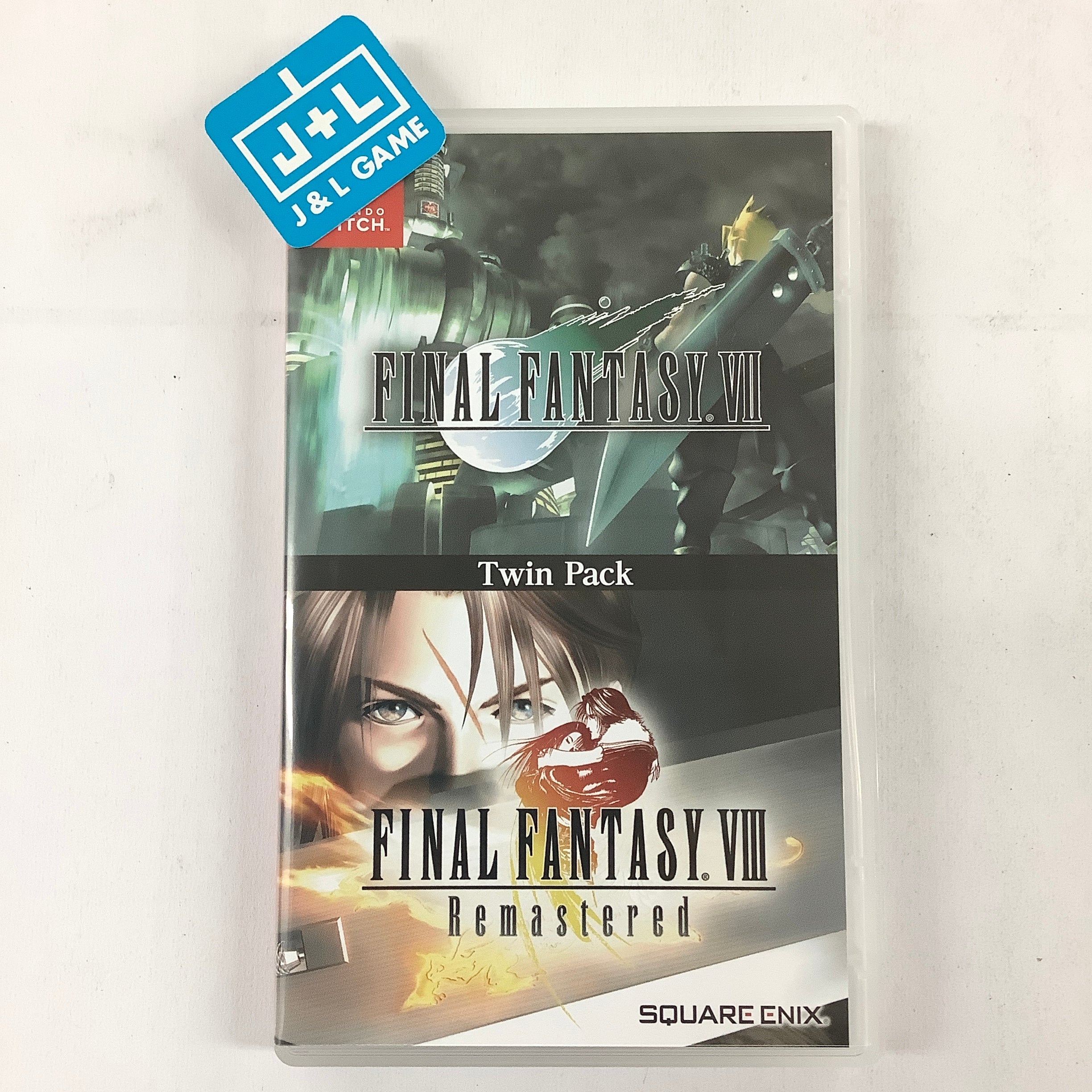 Final Fantasy VII & Final Fantasy VIII Remastered Twin Pack - (NSW) Nintendo Switch [Pre-Owned] (Asia Import) Video Games Square Enix   