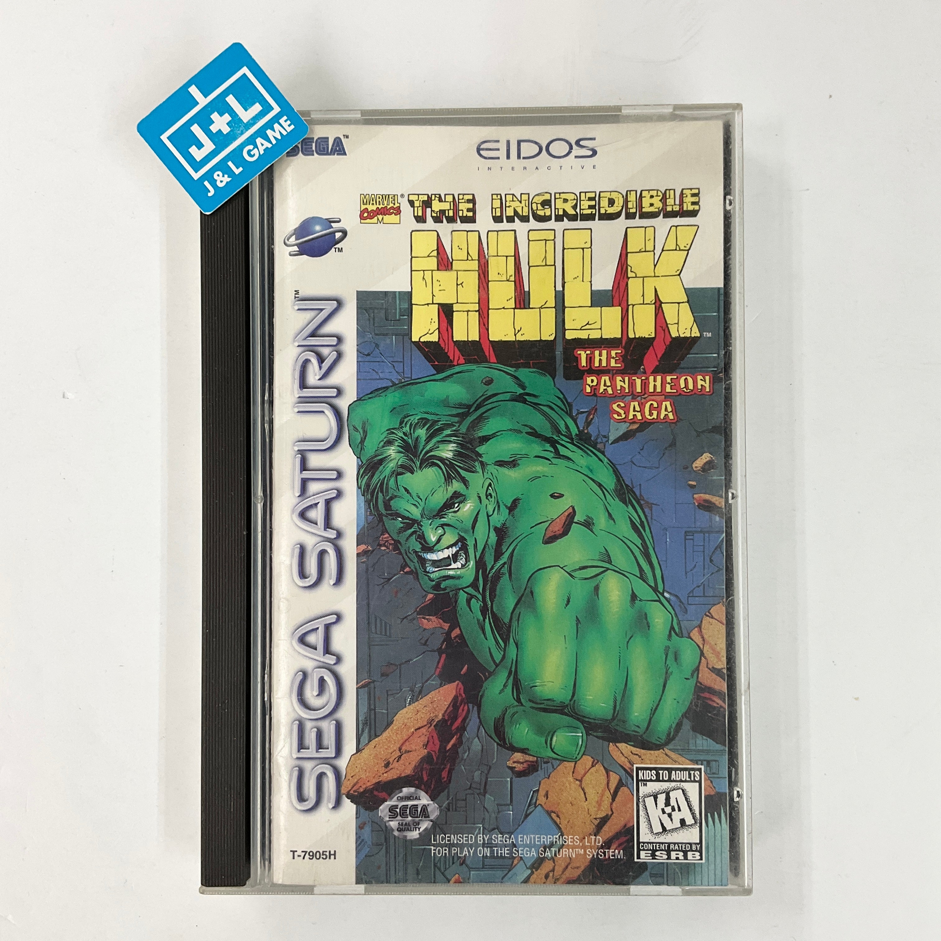 The Incredible Hulk: The Pantheon Saga - (SS) SEGA Saturn [Pre-Owned] Video Games Eidos Interactive   