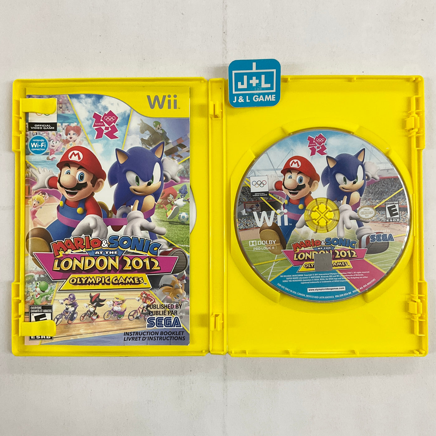 Mario & Sonic at the London 2012 Olympic Games - Nintendo Wii [Pre-Owned] Video Games SEGA   